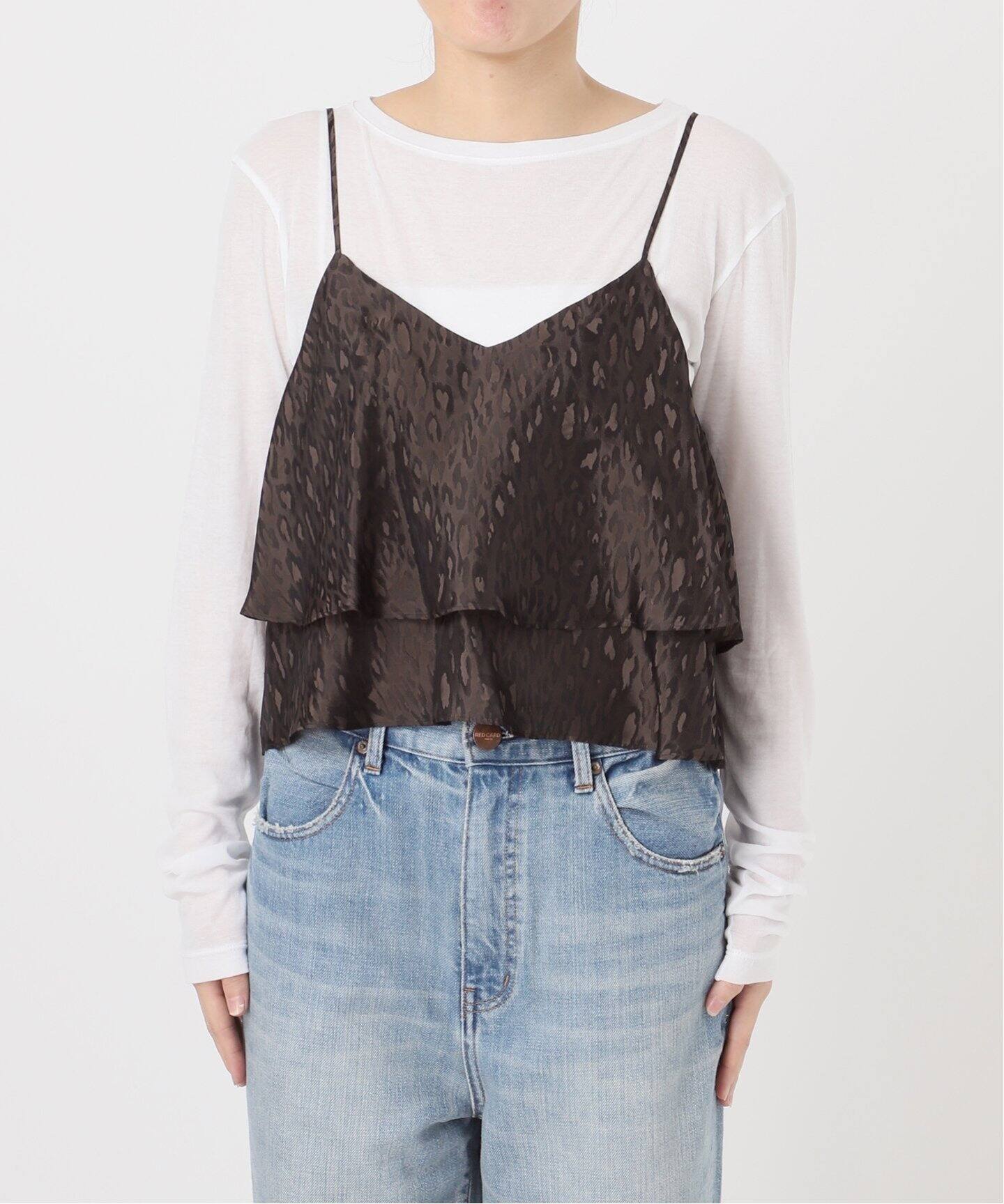 Spick and Span TICCA 2WAY レオパードビスチェ TICCA / ティッカ レオパード2wayビスチェ（キャミソール