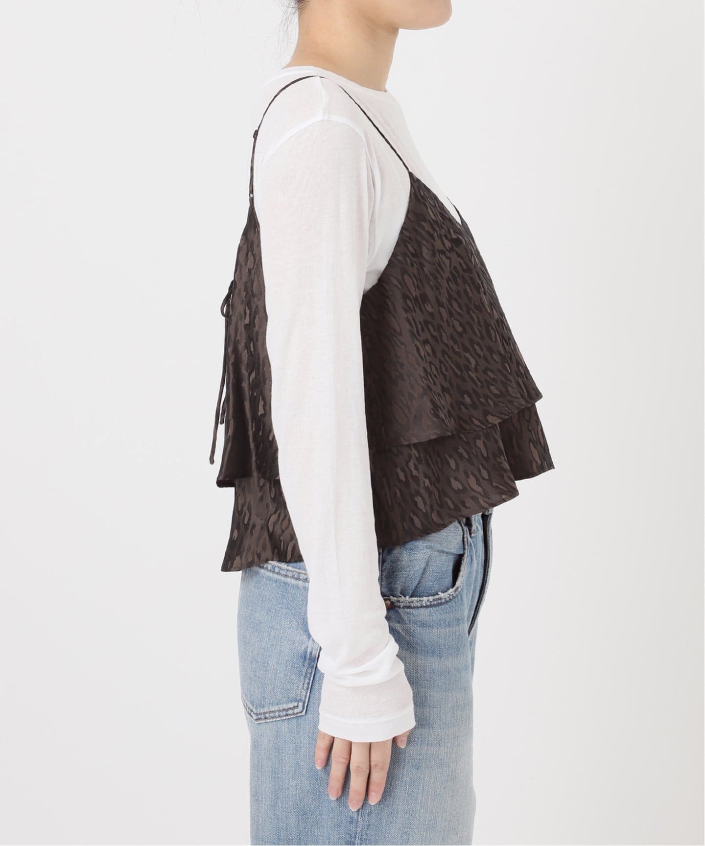 Spick and Span TICCA 2WAY レオパードビスチェ TICCA / ティッカ レオパード2wayビスチェ（キャミソール