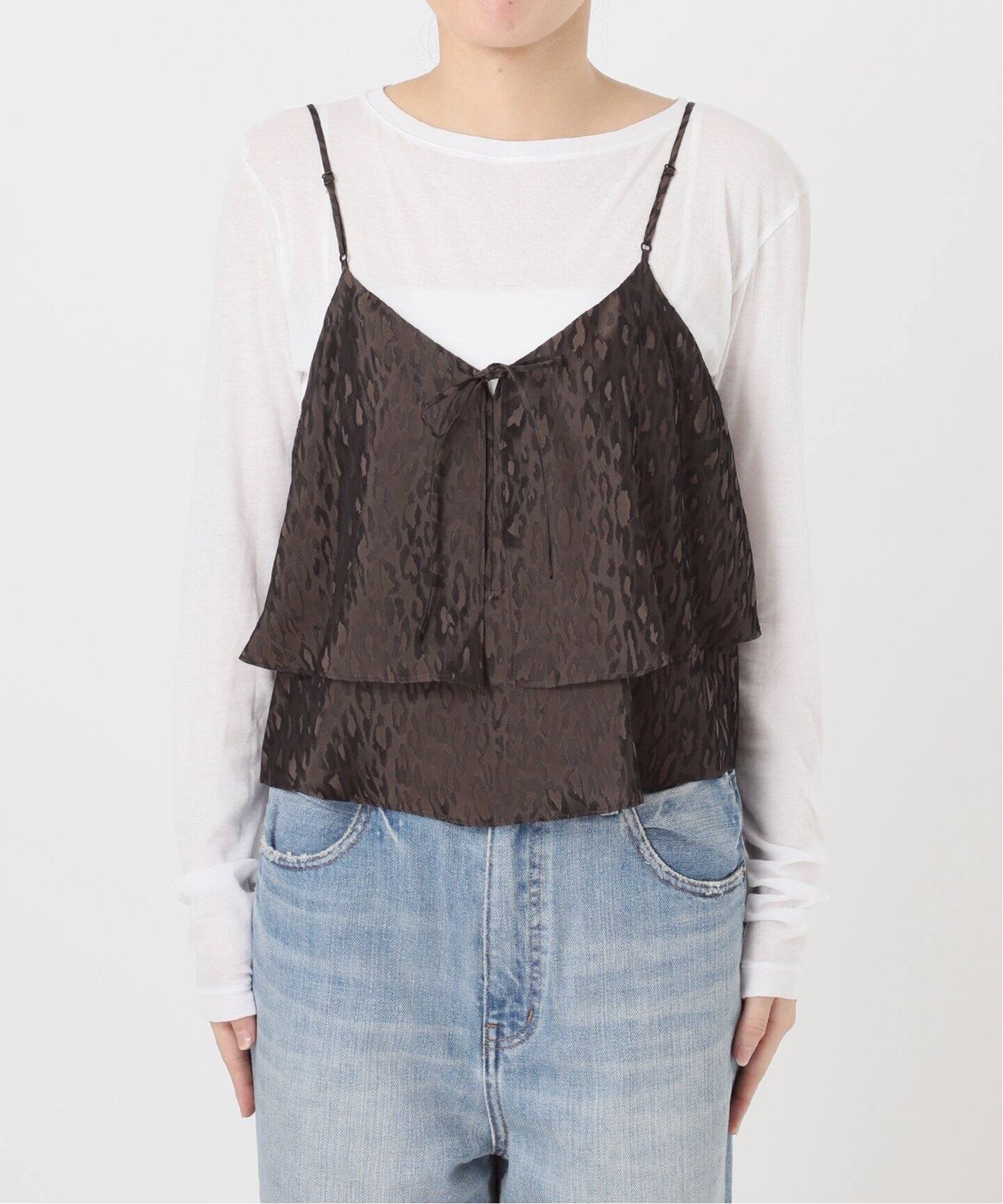 TICCA / ティッカ レオパード2wayビスチェ（キャミソール）｜Spick and