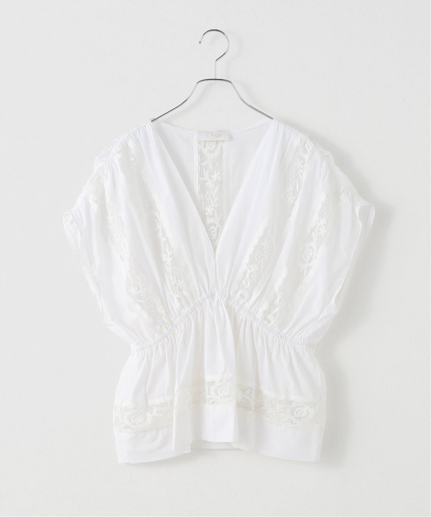 新品未使用　Devotion Twins 白 レースブラウス S Devotion TWINS / デヴォーション ツインズ EVITA（シャツ
