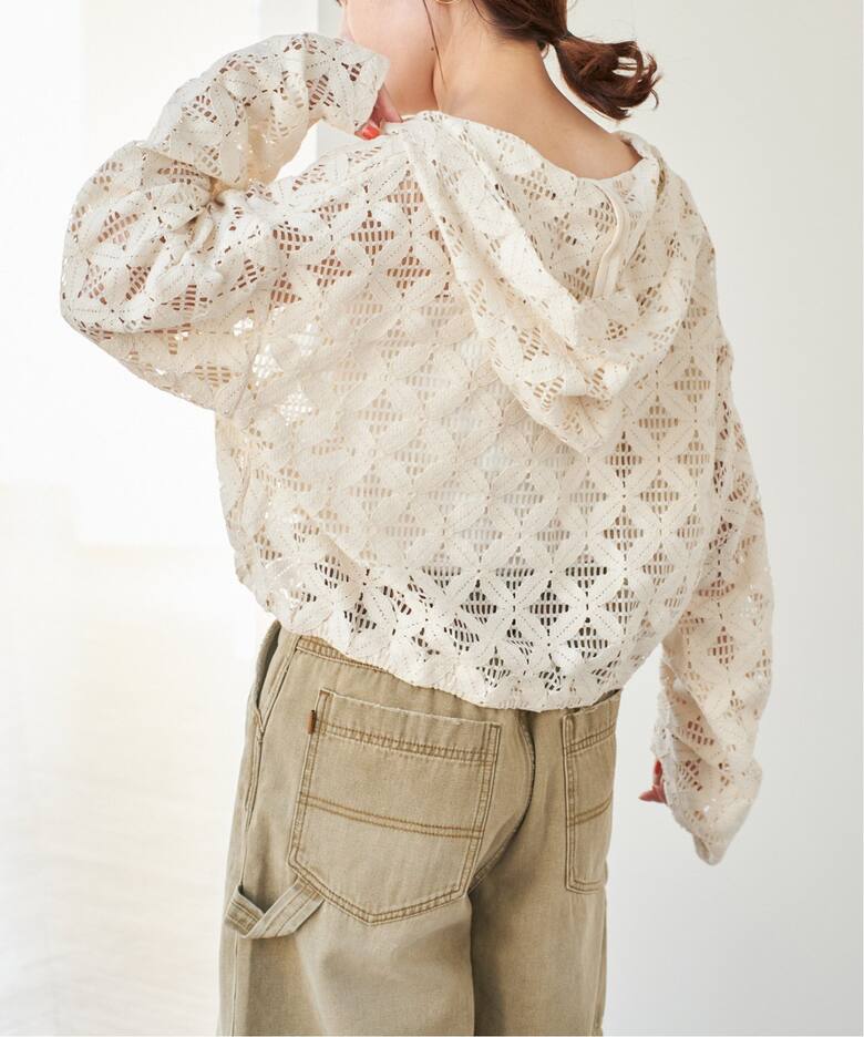 追加》Uhr / ウーア 別注Lace Foodie Tops（シャツ／ブラウス）｜Spick 