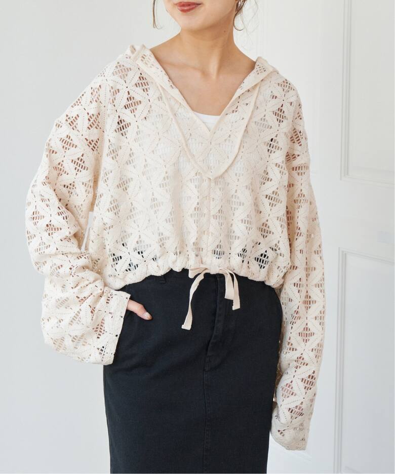 追加》Uhr / ウーア 別注Lace Foodie Tops（シャツ／ブラウス）｜Spick 