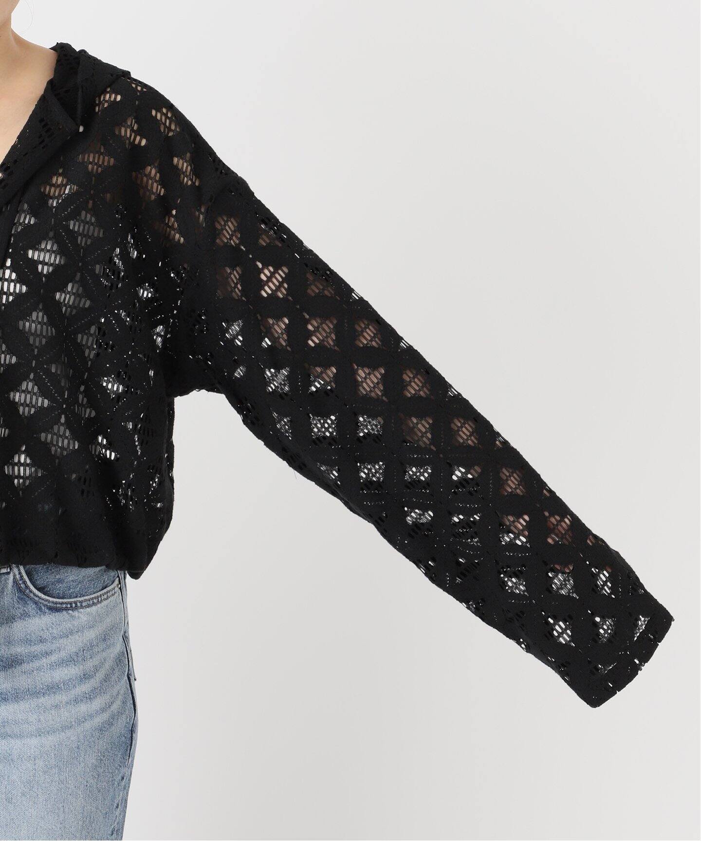 Uhr ウーア　レースフーディトップス　Lace Foodie raybeams Uhr ウーア レースフーディトップス Lace Foodie raybeams