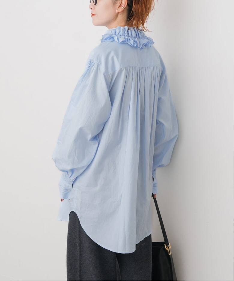 crinkle crinkle crinkle 別注frill coller shirts*（シャツ／ブラウス 