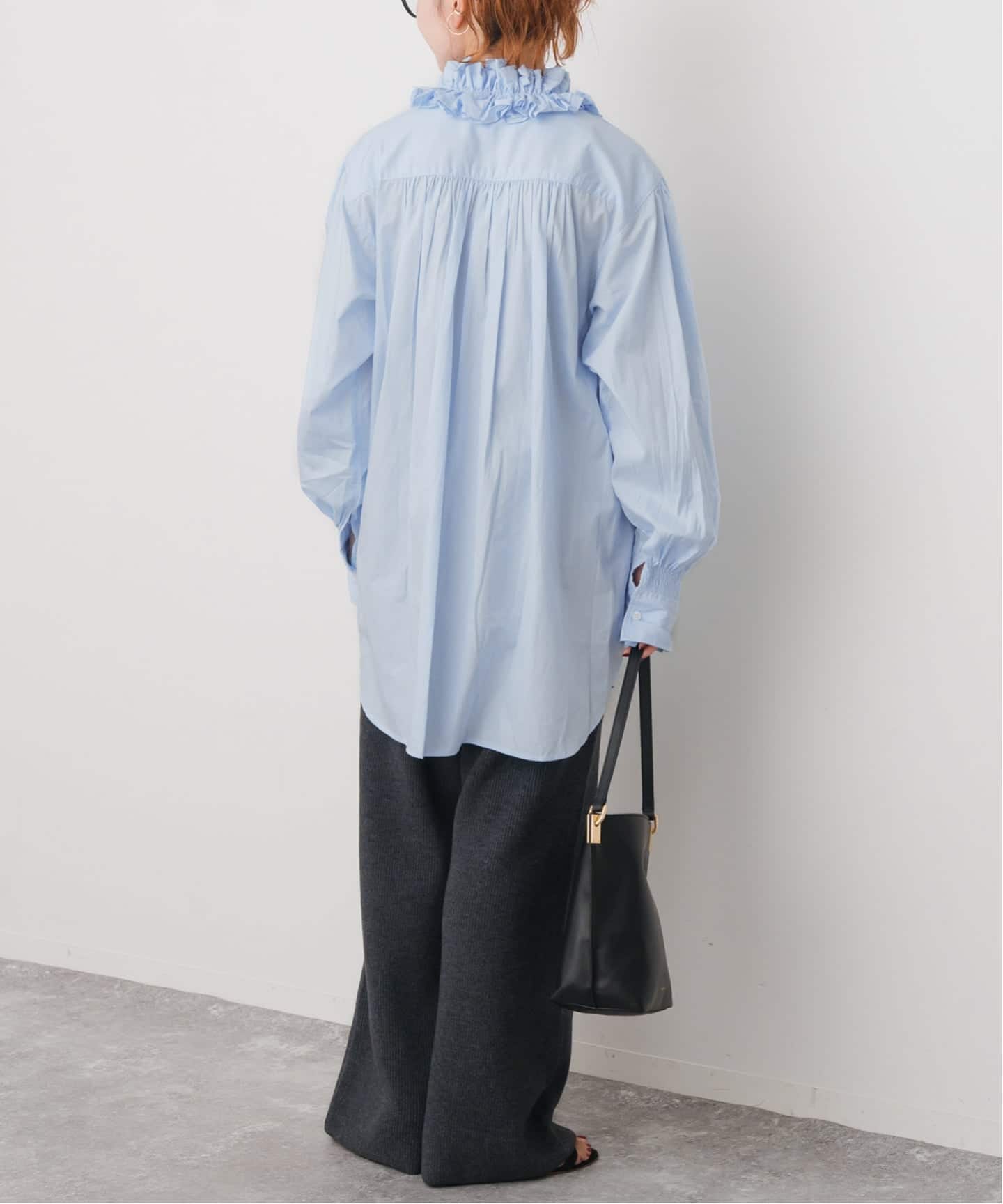 crinkle crinkle crinkle 別注frill coller shirts*（シャツ／ブラウス