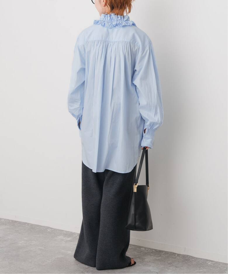 crinkle crinkle crinkle 別注frill coller shirts*（シャツ／ブラウス 