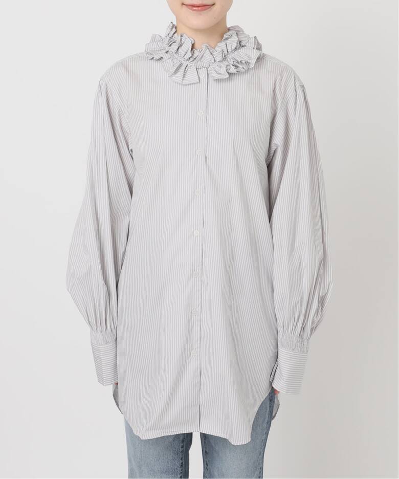 crinkle crinkle crinkle 別注frill coller shirts*（シャツ／ブラウス 