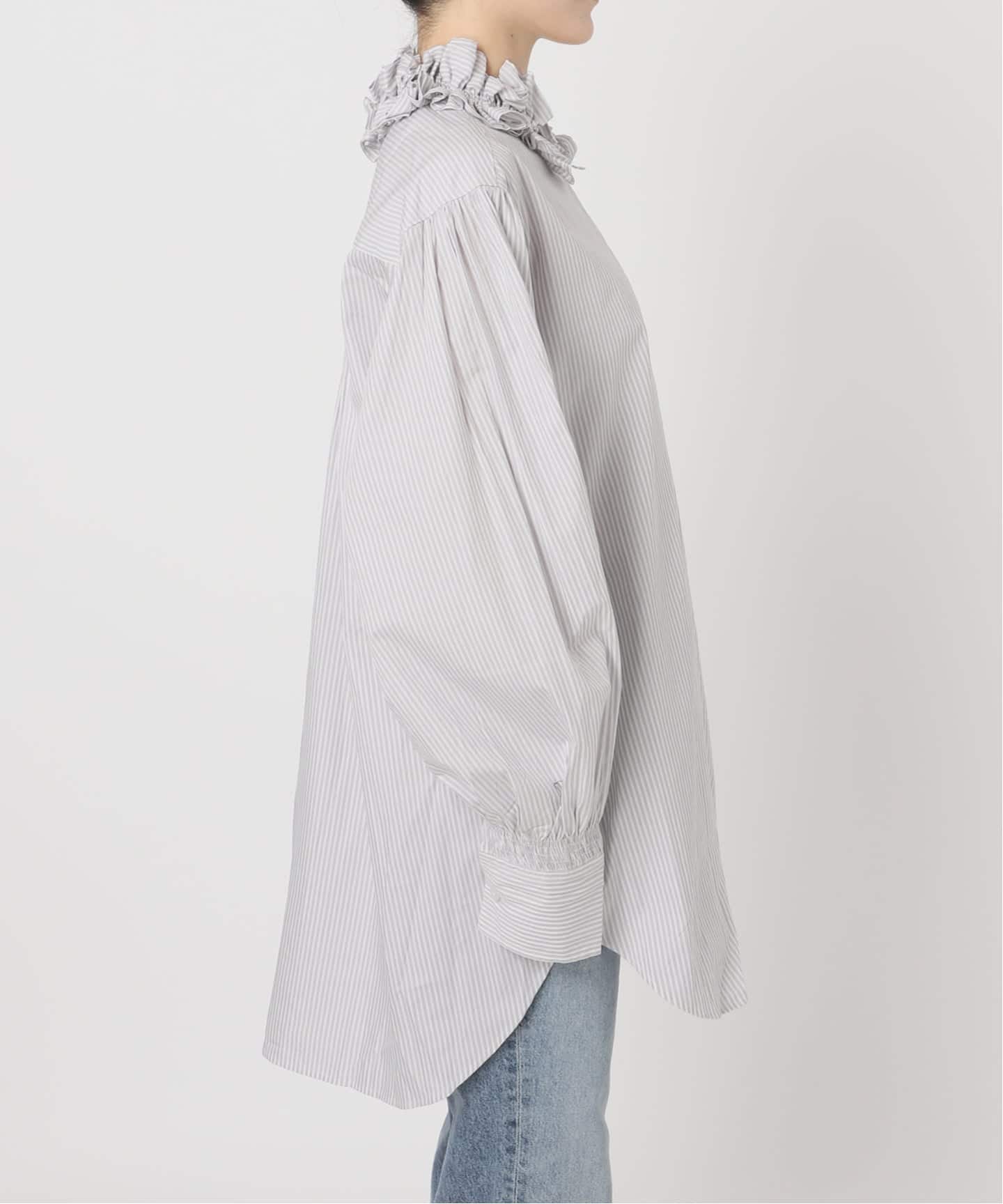 crinkle crinkle crinkle 別注frill coller shirts*（シャツ