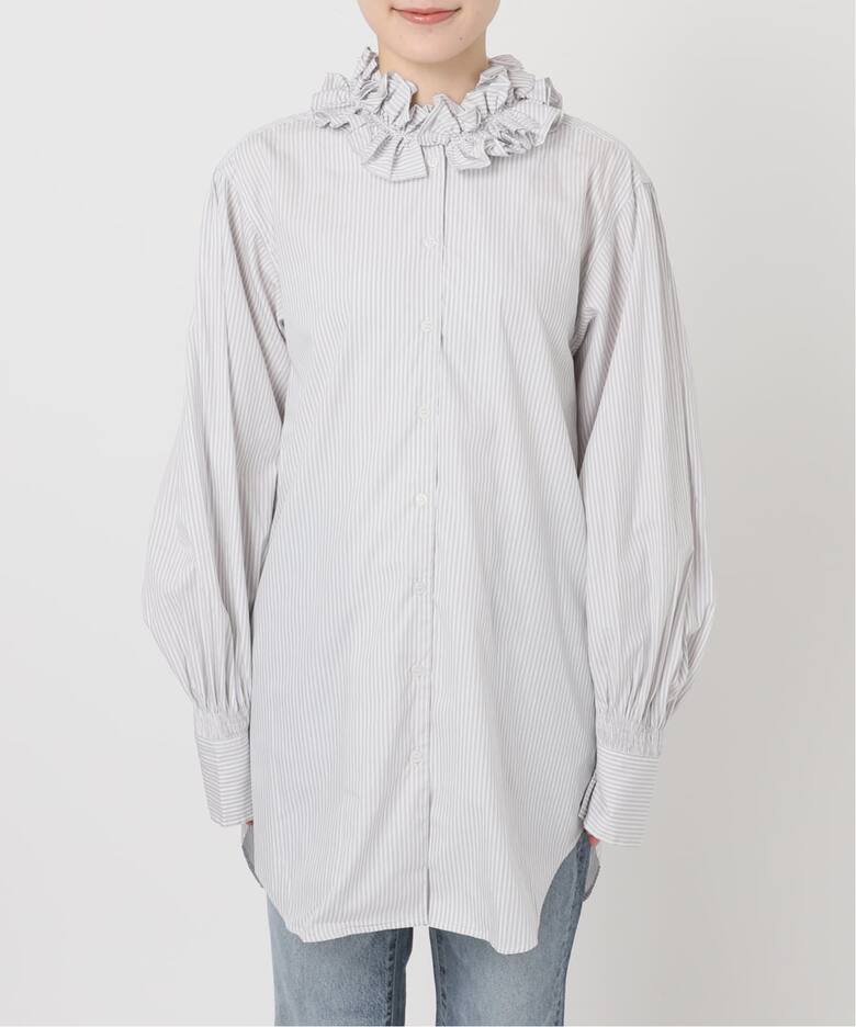 crinkle crinkle crinkle 別注frill coller shirts*（シャツ／ブラウス 