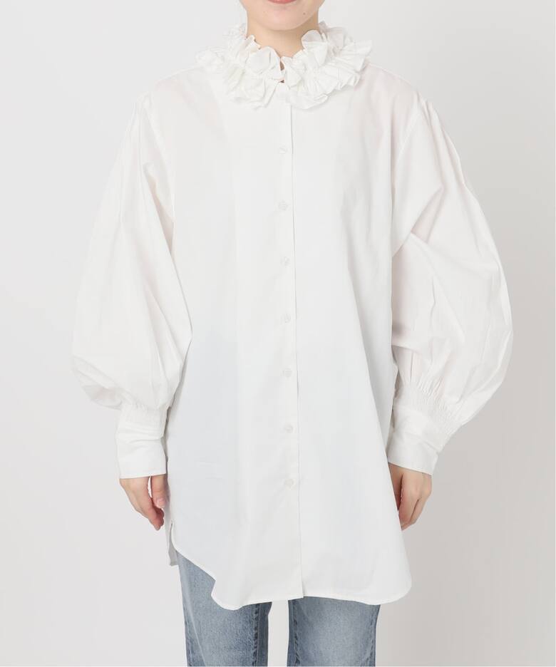 crinkle crinkle crinkle 別注frill coller shirts*（シャツ／ブラウス 