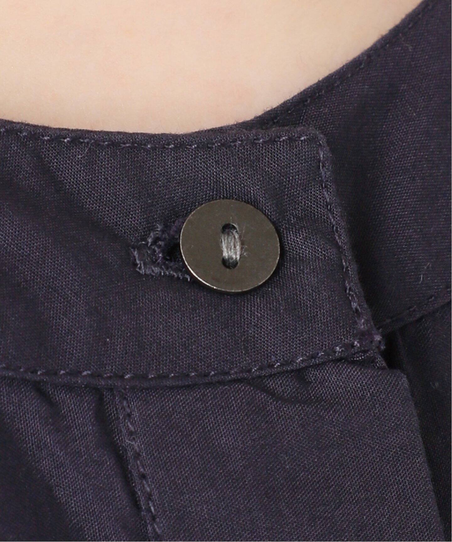 ne Quittez pas / ヌキテパ COTTON POPLIN WAVE BLOUSE（シャツ