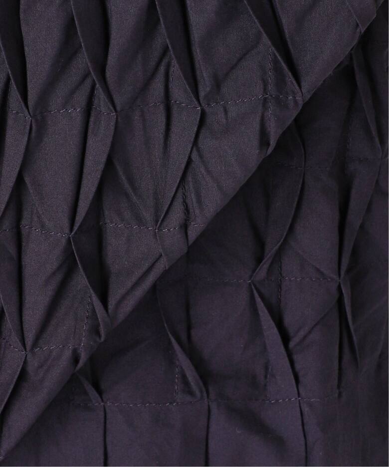 ne Quittez pas / ヌキテパ COTTON POPLIN WAVE BLOUSE（シャツ 