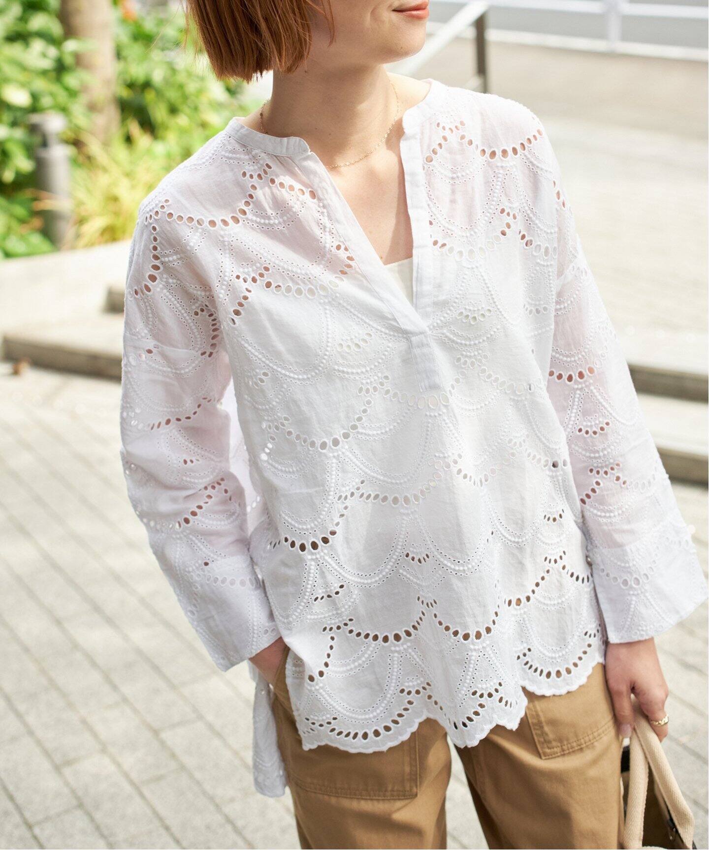 ne Quittez pas】コットンボイルドットプリント（ヌキテパ コットン  