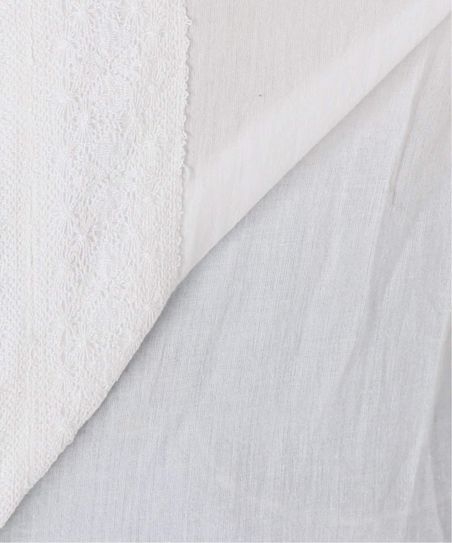ne Quittez pas / ヌキテパ COTTON VOILE LACE PIN T（シャツ