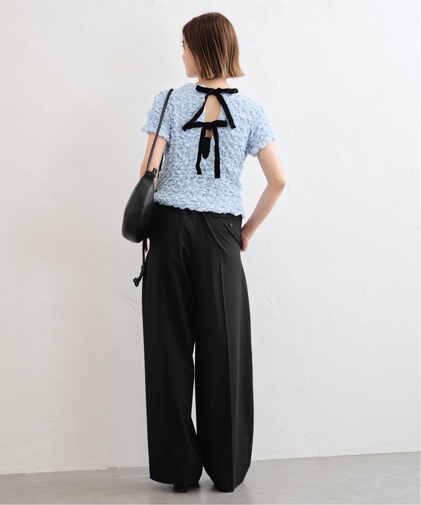 popcorn ribon ブラウス（シャツ／ブラウス）｜U by SPICK&SPAN（ユー