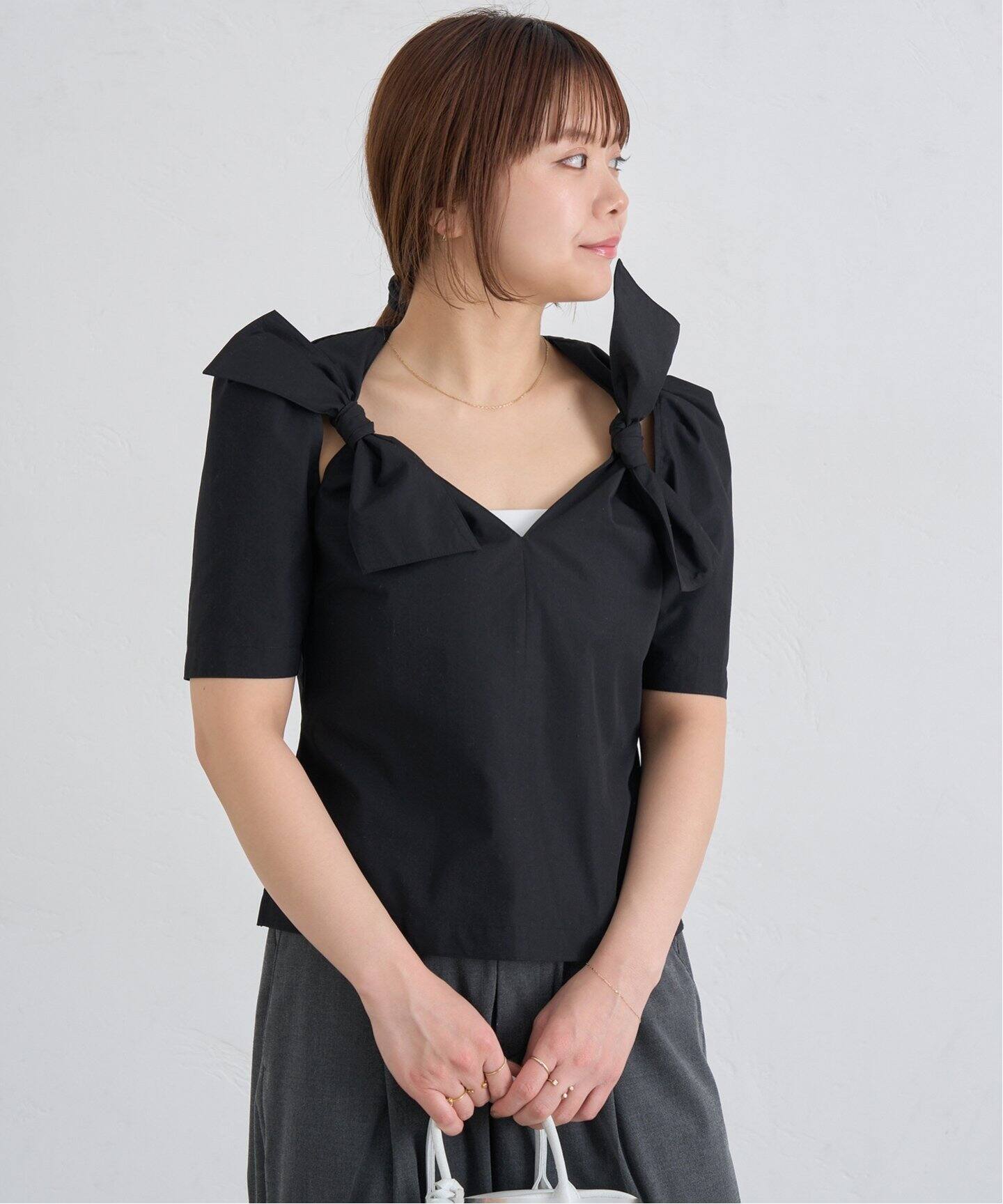 ダブルリボンブラウス（シャツ／ブラウス）｜U by SPICK&SPAN（ユー  