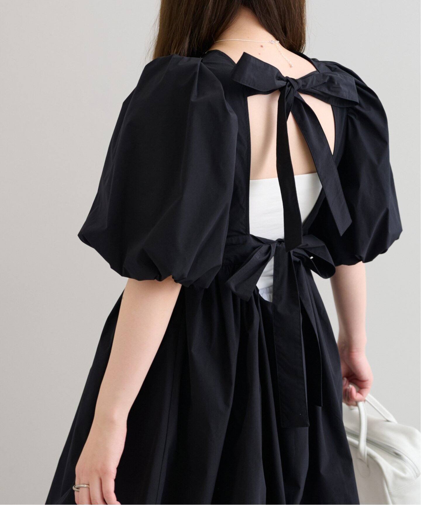 パフスリーブチュニックブラウス（シャツ／ブラウス）｜U by  