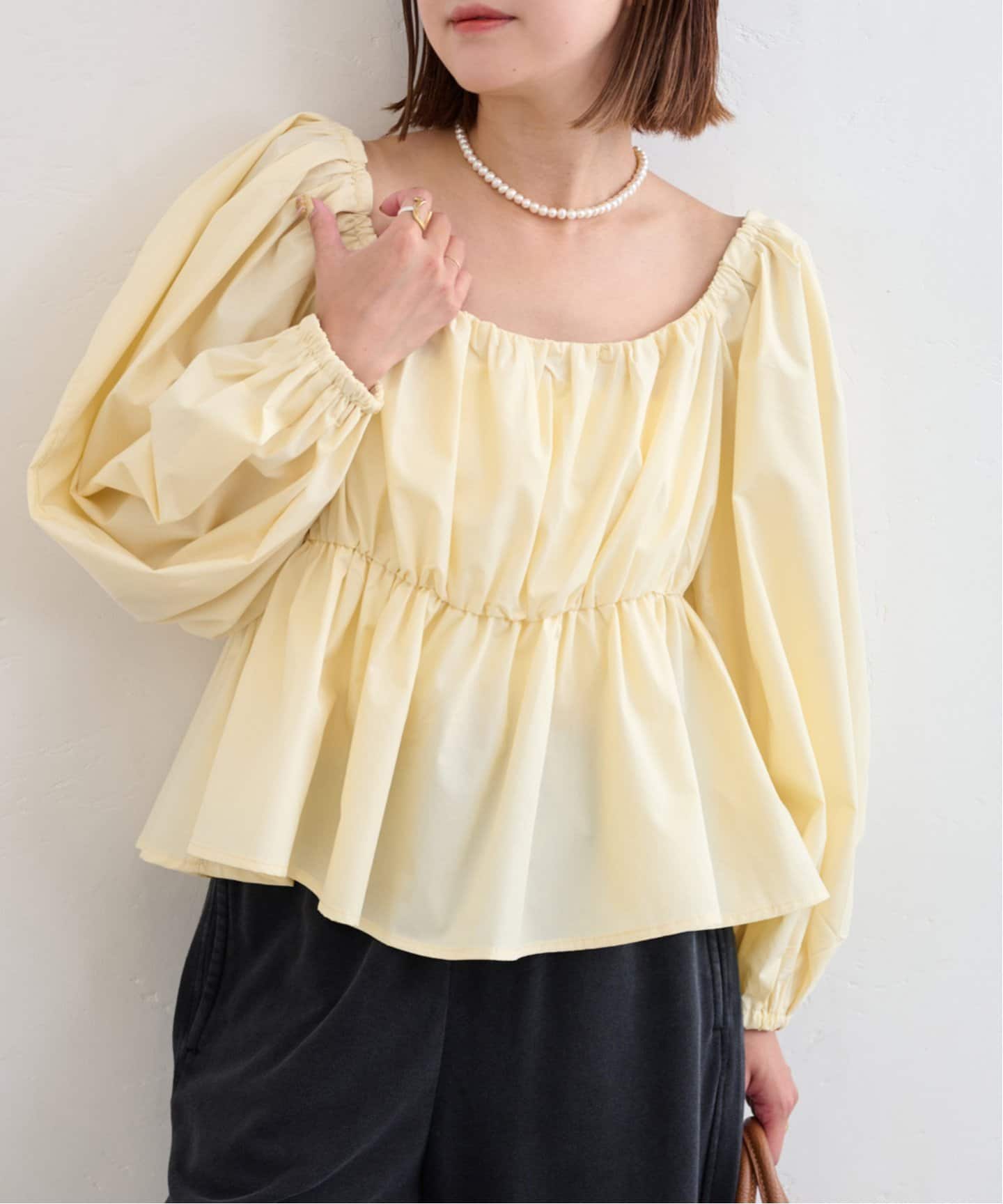 Spick＆Span ブラウス フクレダイヤジャガードブラウス（シャツ／ブラウス）｜Spick