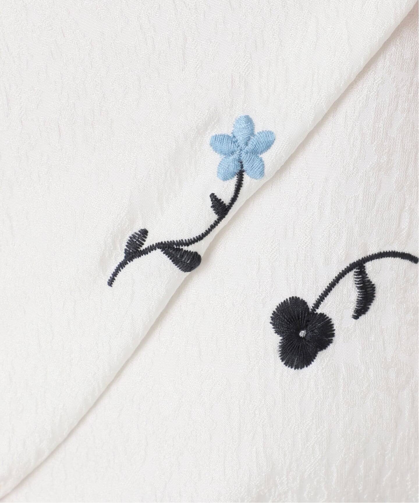 ジャガードフラワー刺繍ブラウス（シャツ／ブラウス）｜UBY Spick 