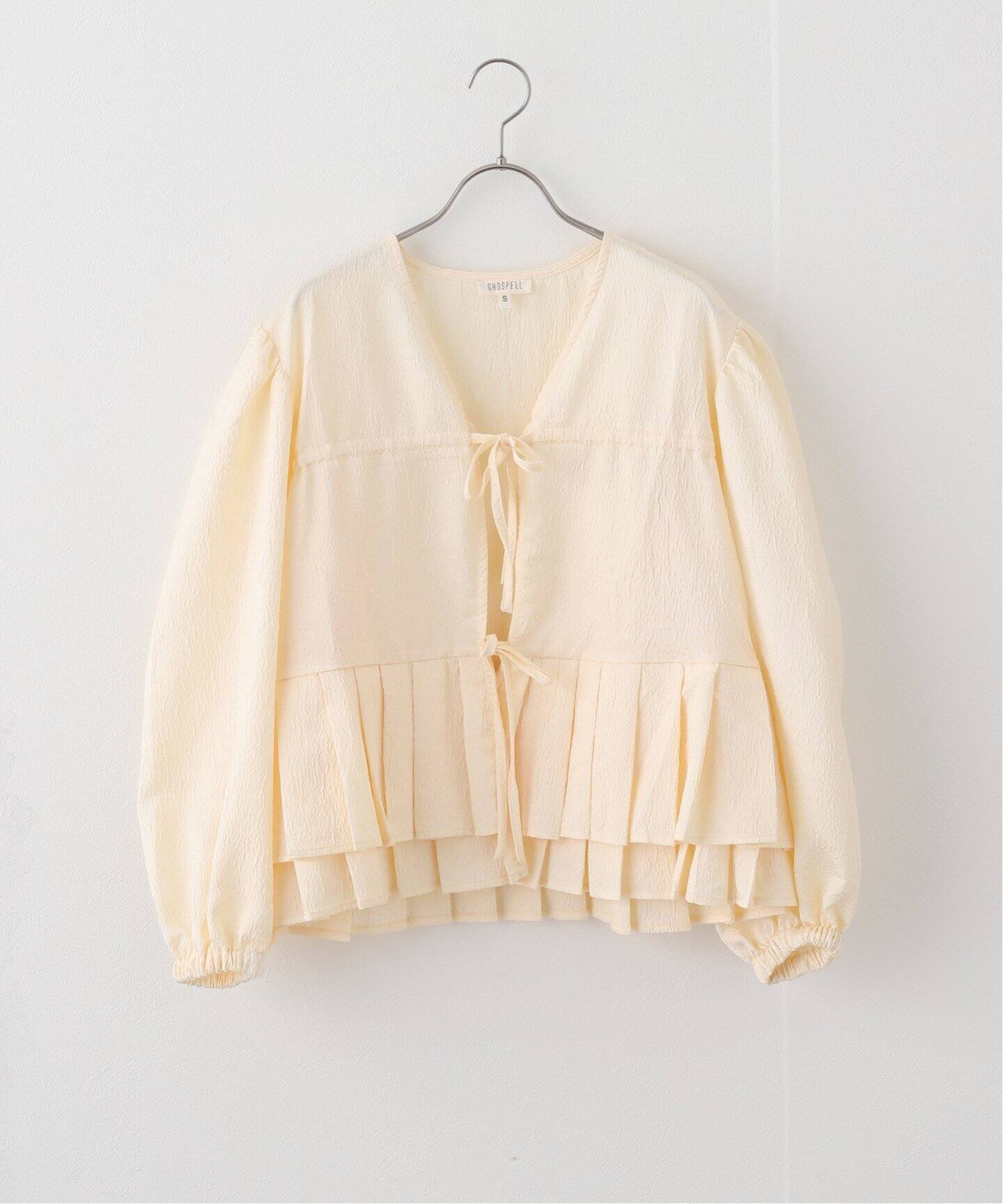 GHOSPELL/ゴスペル Pernilla Pleat Top（シャツ／ブラウス）｜UBY
