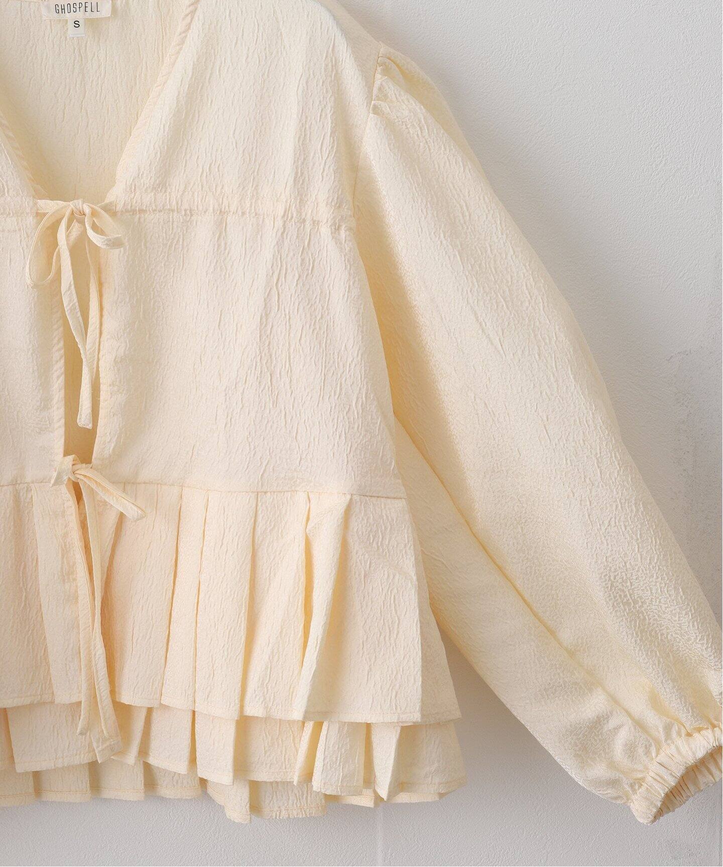 ブラウス シャツ GHOSPELL/ゴスペル Pernilla Pleat Top レディース GHOSPELL/ゴスペル Pernilla Pleat Top（シャツ／ブラウス）｜U