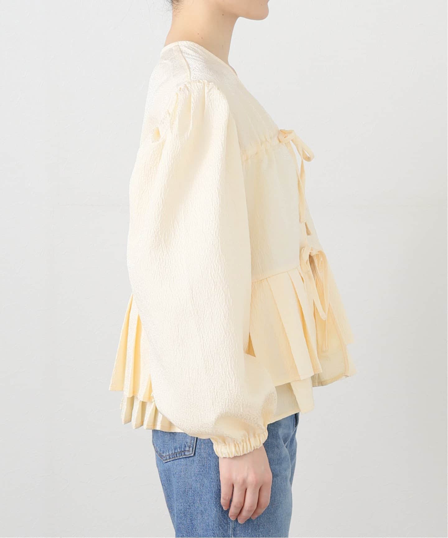 GHOSPELL/ゴスペル Pernilla Pleat Top（シャツ／ブラウス）｜UBY