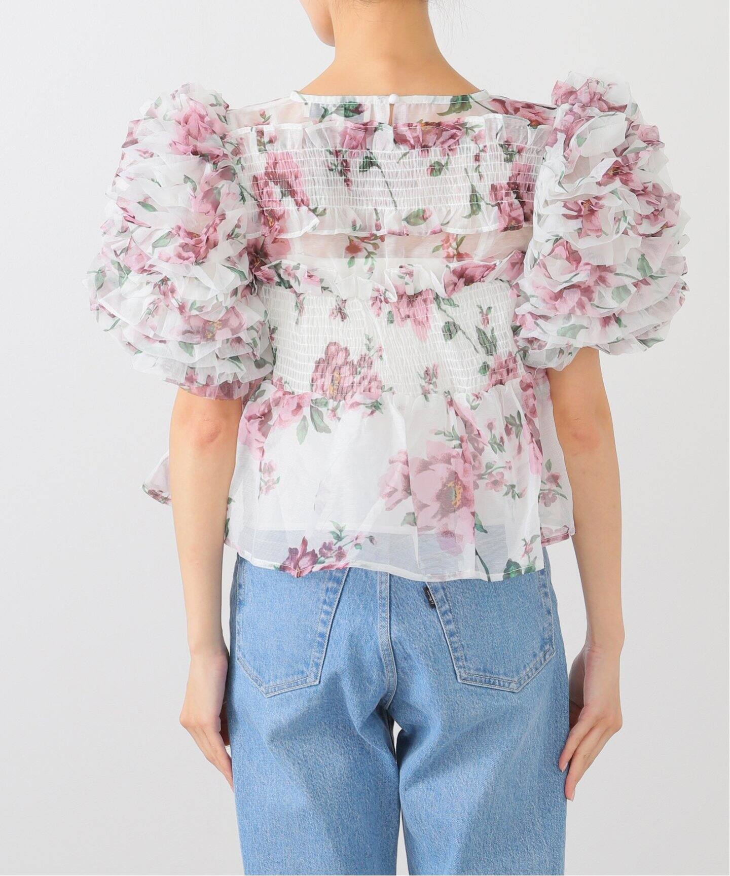 DREAM sister jane/ドリームシスタージェーン Alma FloralRuffle Top 