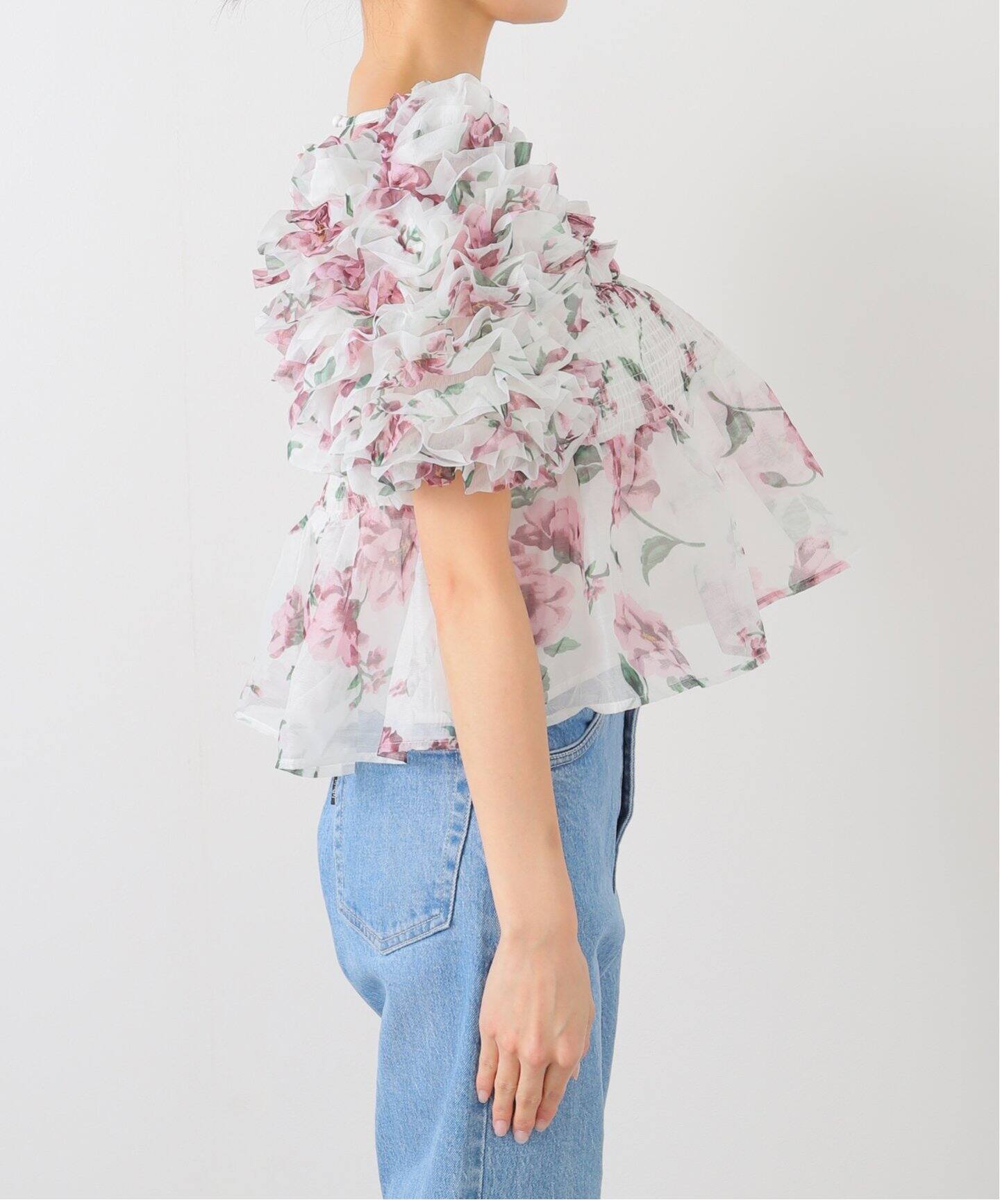 DREAM sister jane/ドリームシスタージェーン Alma FloralRuffle Top 