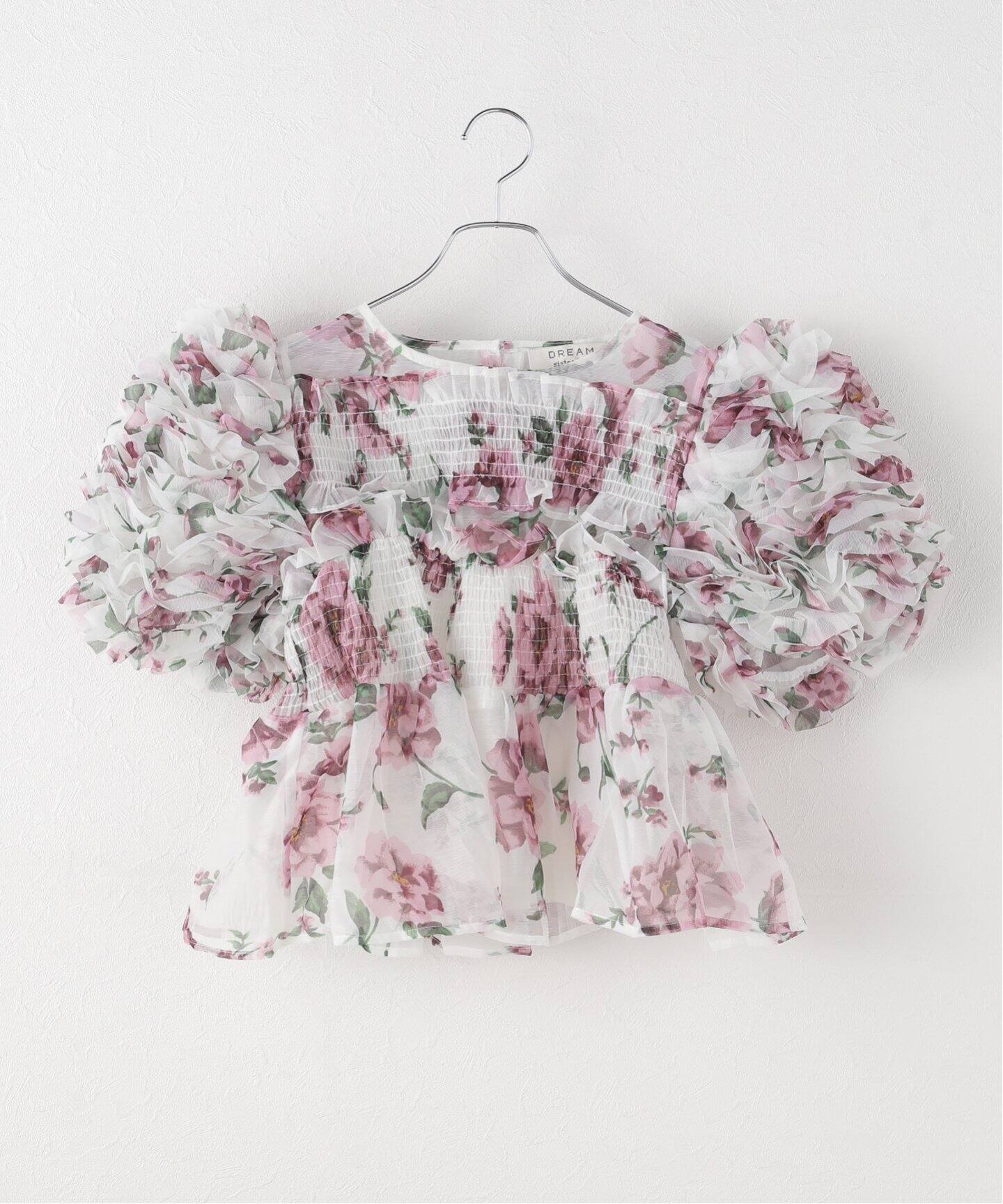 DREAM sister jane/ドリームシスタージェーン Alma FloralRuffle Top 