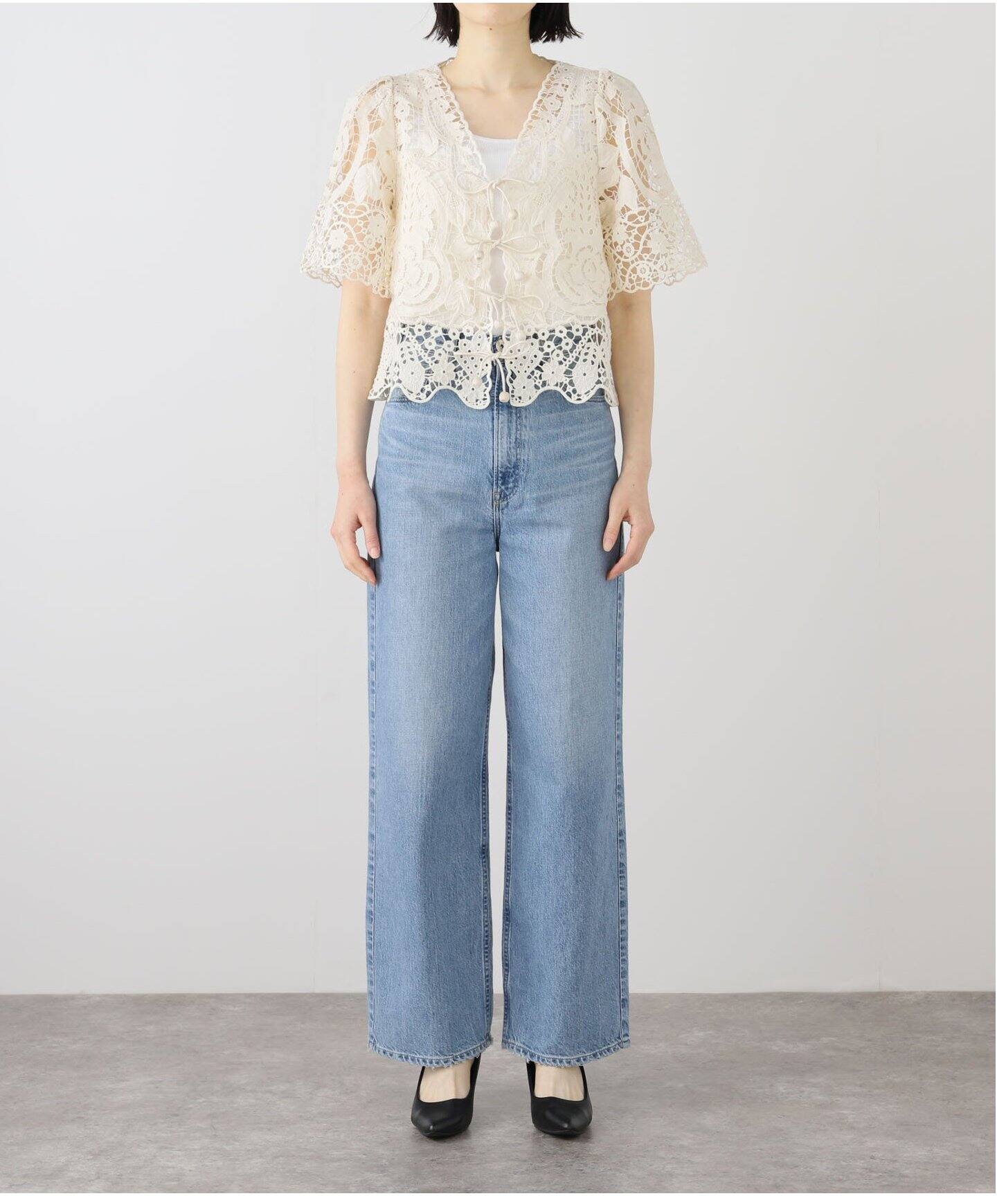 Sea New York/シー ニューヨークGIANNA LACE TIE FRONT TOP