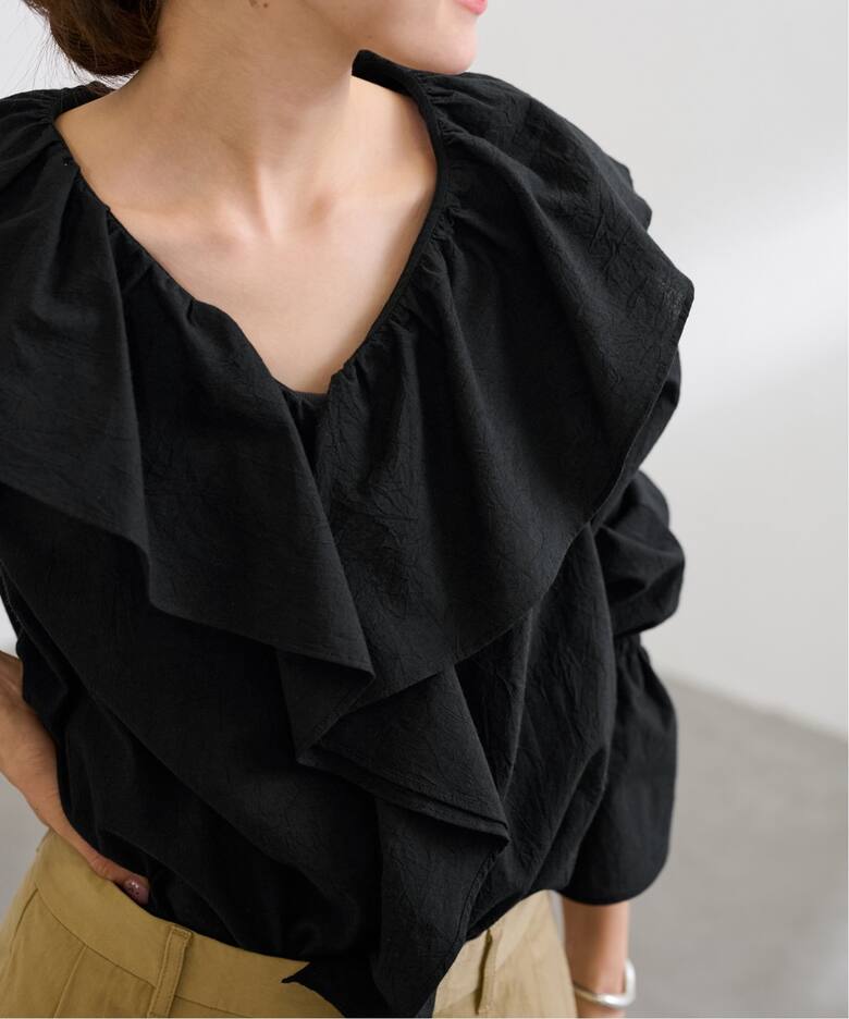 FRAMeWORK ラッフルブラウス新品 