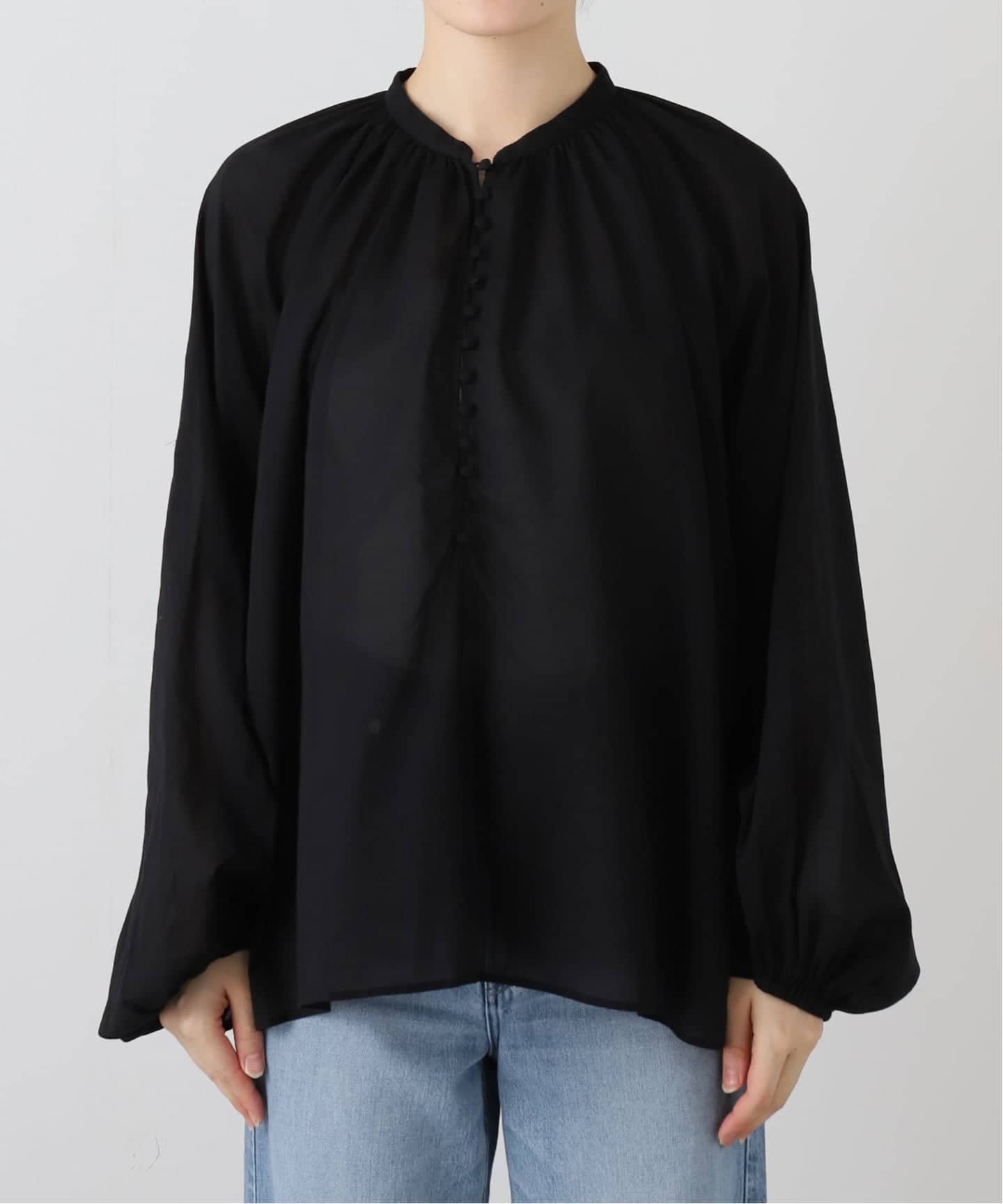 2024SSフレームワークFRAMeWORKビジューシャツ黒新品未使用タグ付き 中古・古着通販】FRAMeWORK (フレームワーク) Khadi pintuck シャツ