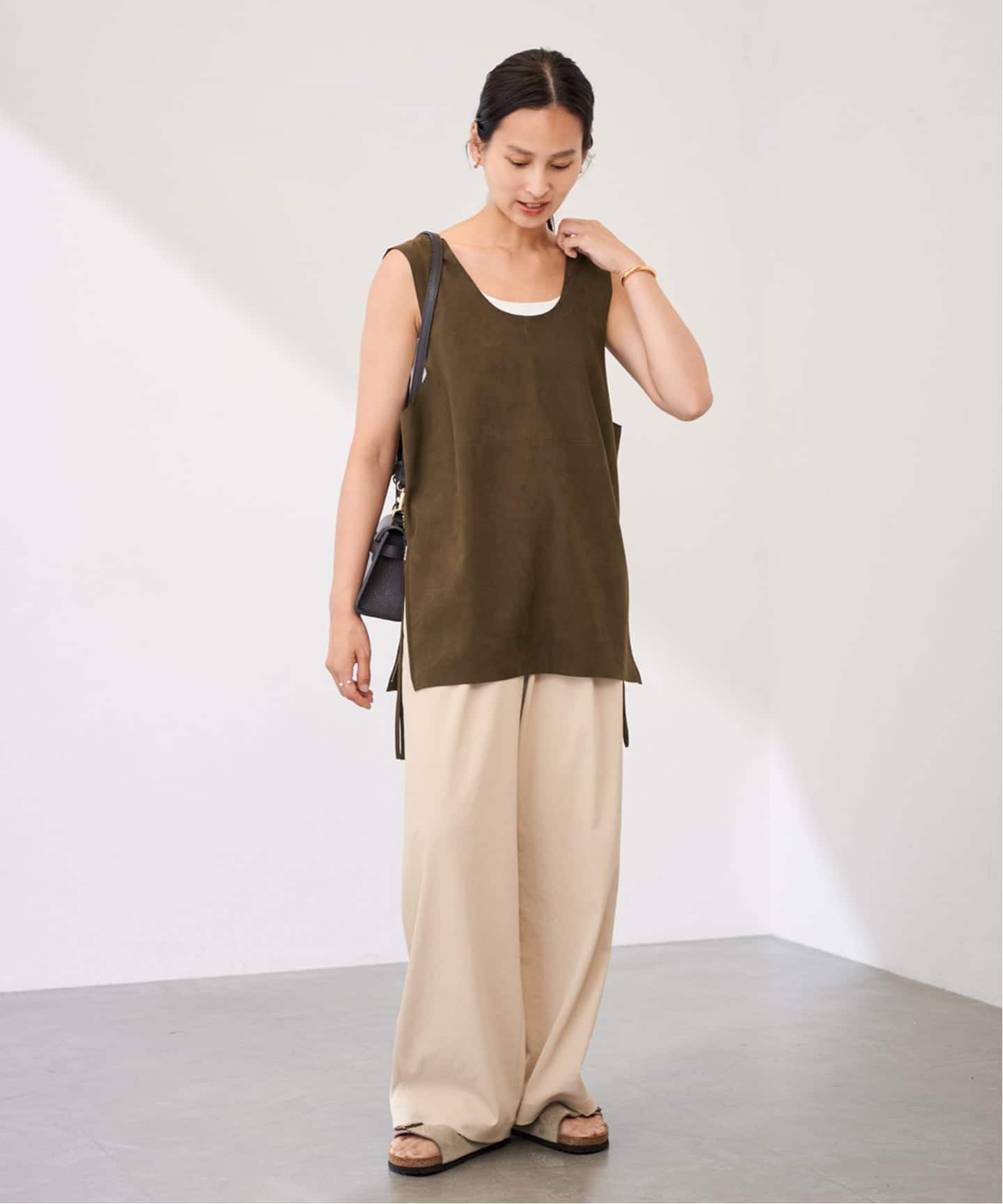 FRAMeWORK フェイクスエードシャツ フェイクスエードシャツ（シャツ／ブラウス）｜FRAMeWORK（フレーム