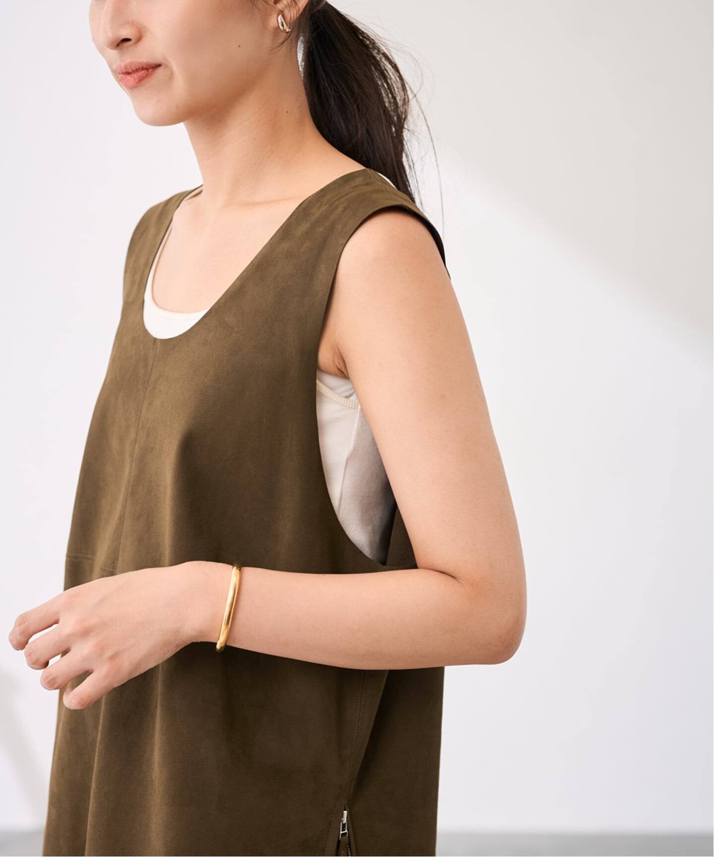 フェイクスエードオーバータンク（シャツ／ブラウス）｜FRAMeWORK