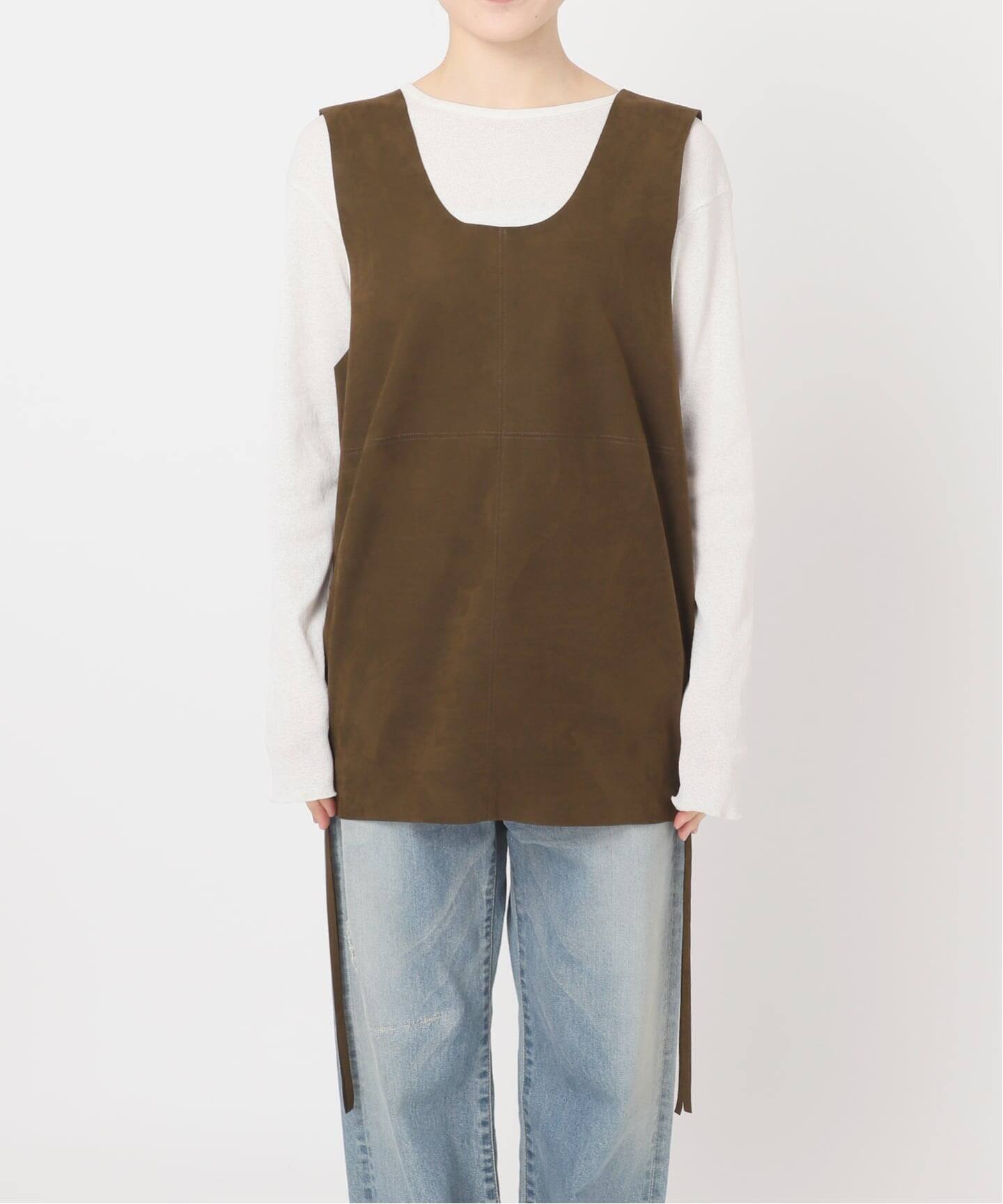 フェイクスエードオーバータンク（シャツ／ブラウス）｜FRAMeWORK