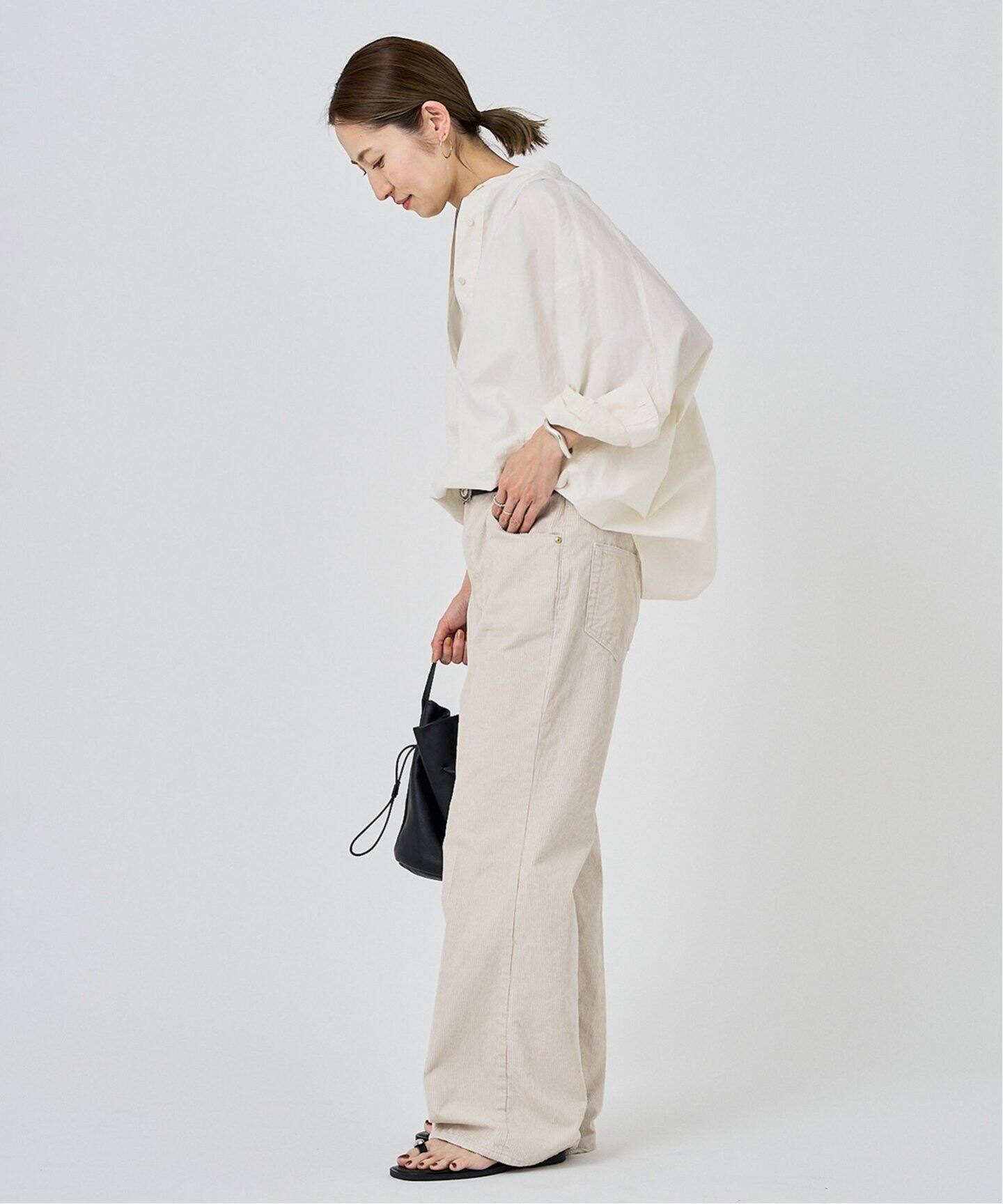 FRAMeWORK◆23SS/タイプライターコクーンブラウス/FREE/コットン/WHT/23-051-220-7310-1-0 FRAMeWORK｜タイプライターコクーンブラウス | Rakuten Fashion