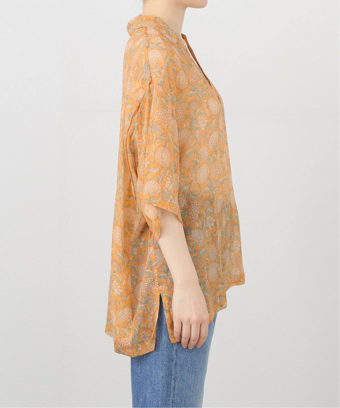 NICENESS/ナイスネス MADANスキッパーシャツシルクシフォン