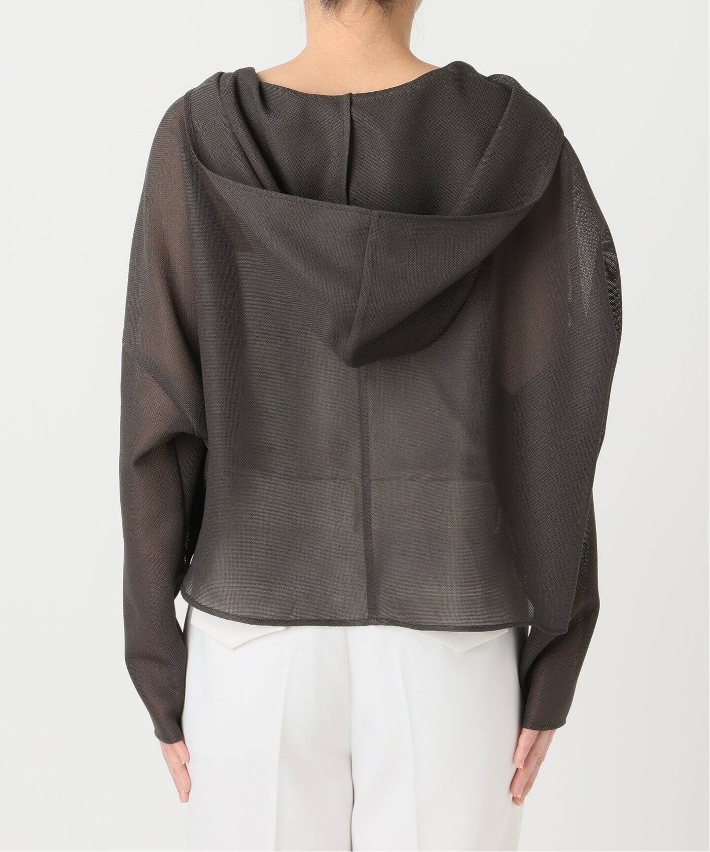 ブリーズメッシュショートフードブラウス（シャツ／ブラウス）｜NOBLE