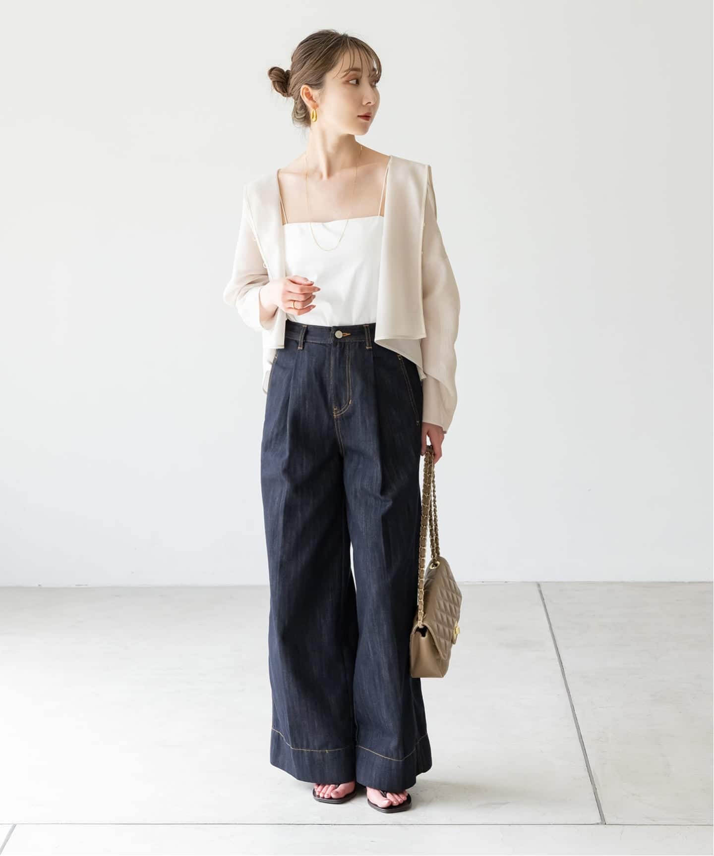 ノーブル　今季完売　ブリーズメッシュショートフードブラウス ノーブル NOBLE 《追加予約》ブリーズメッシュショートフード