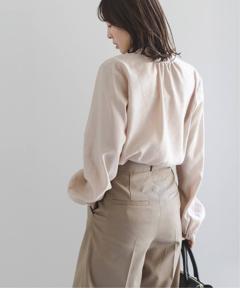 WhyBerry セーラーカラー ボウタイ ブラウス クロップド丈 ショート  