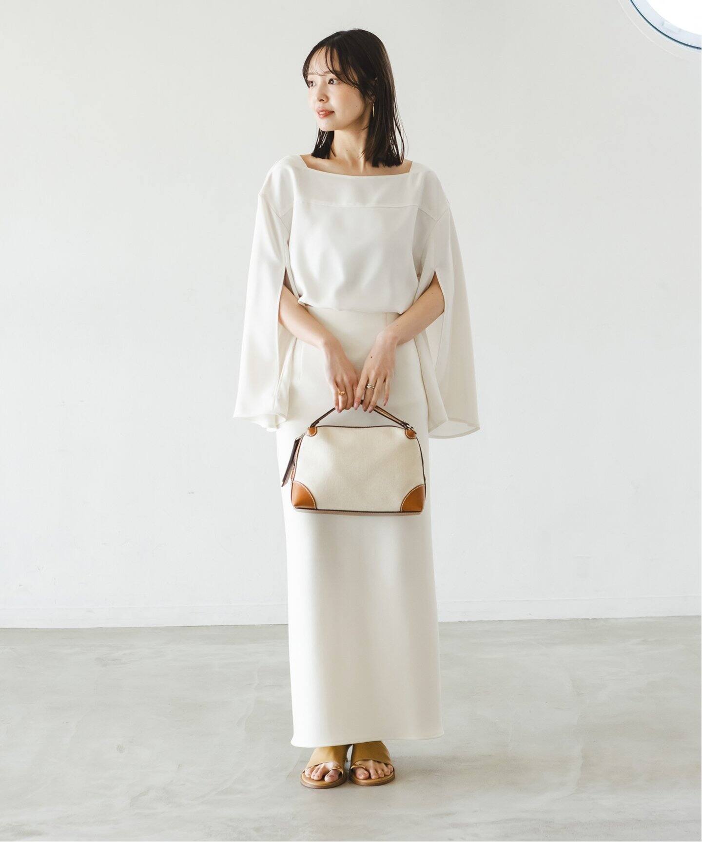 スリットスリーブブラウス（シャツ／ブラウス）｜NOBLE（ノーブル）の  