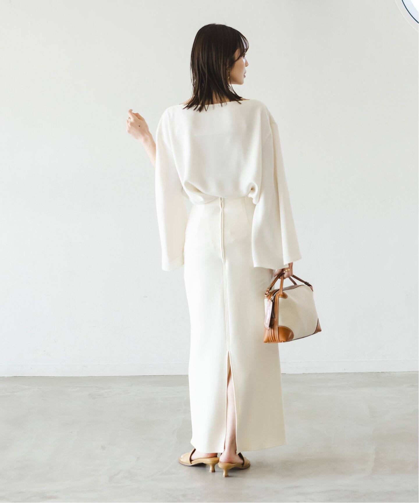 スリットスリーブブラウス（シャツ／ブラウス）｜NOBLE（ノーブル）の  