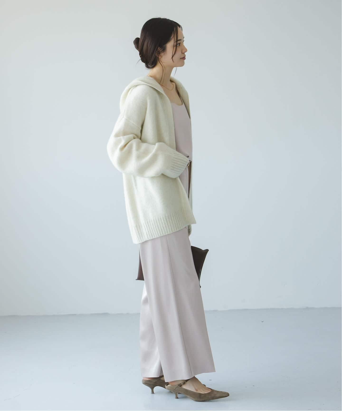 追加3》【洗える】ルナサテンデコルテ2WAYトップス（シャツ／ブラウス