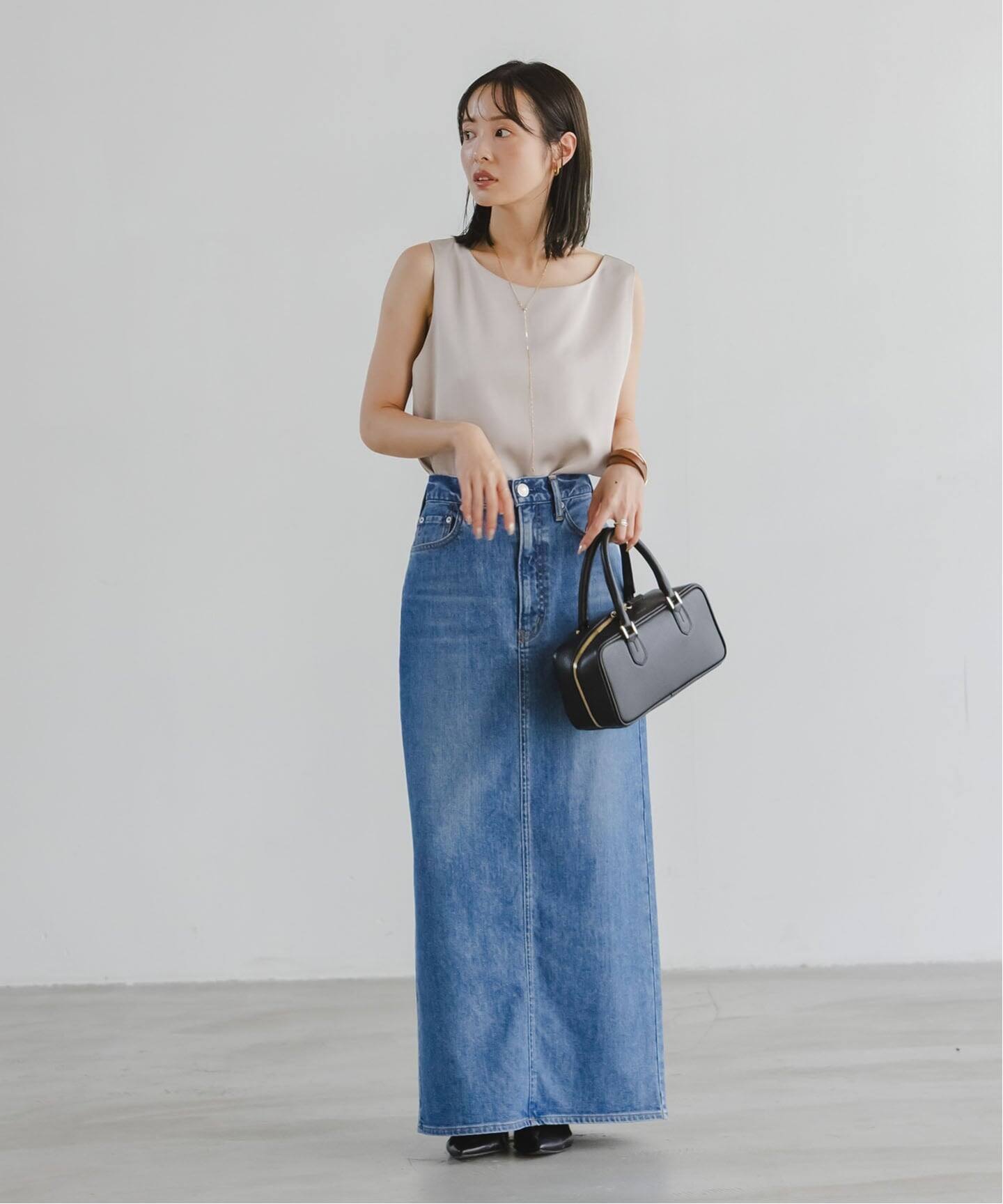 追加3》【洗える】ルナサテンデコルテ2WAYトップス（シャツ