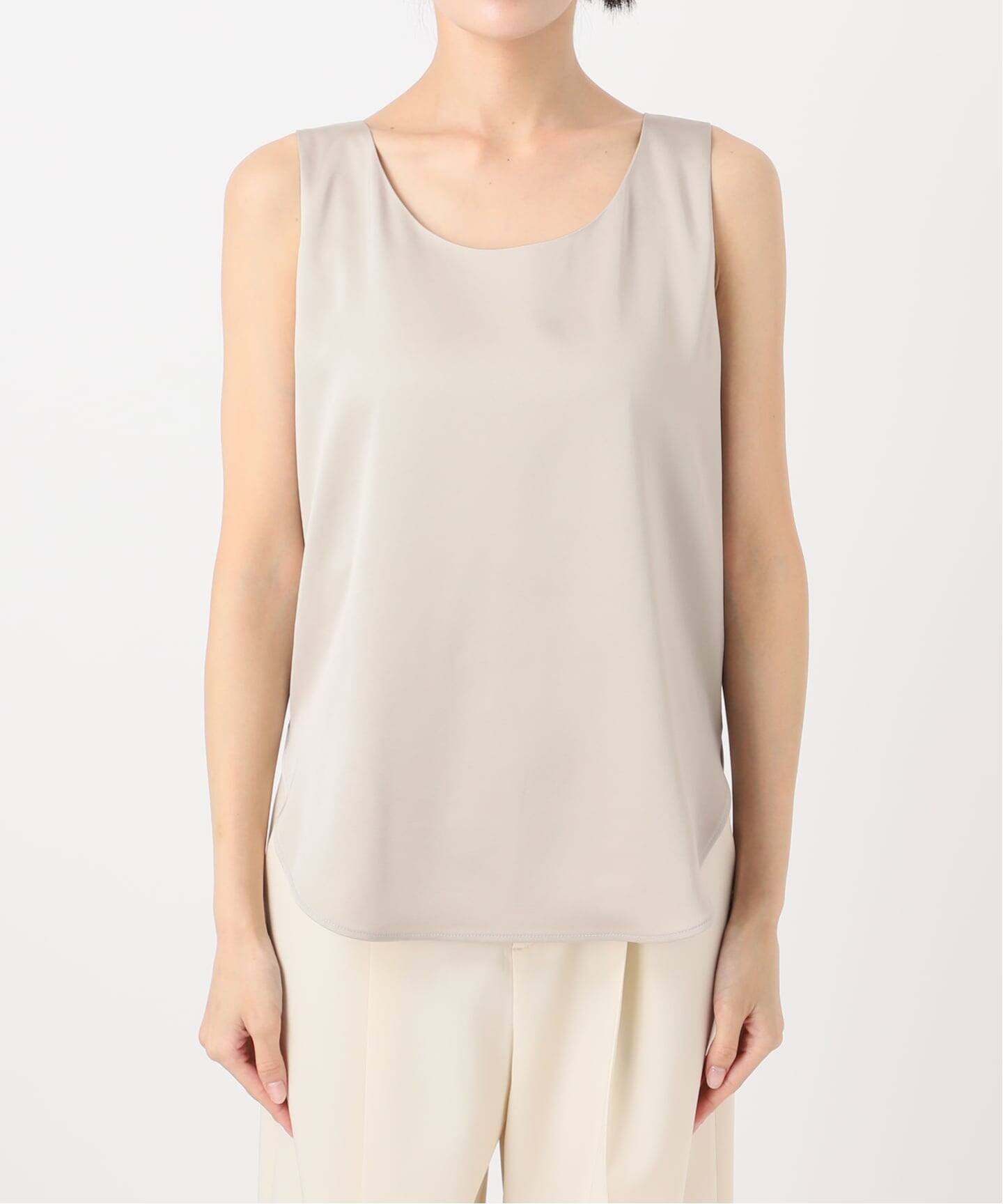 追加3》【洗える】ルナサテンデコルテ2WAYトップス（シャツ／ブラウス