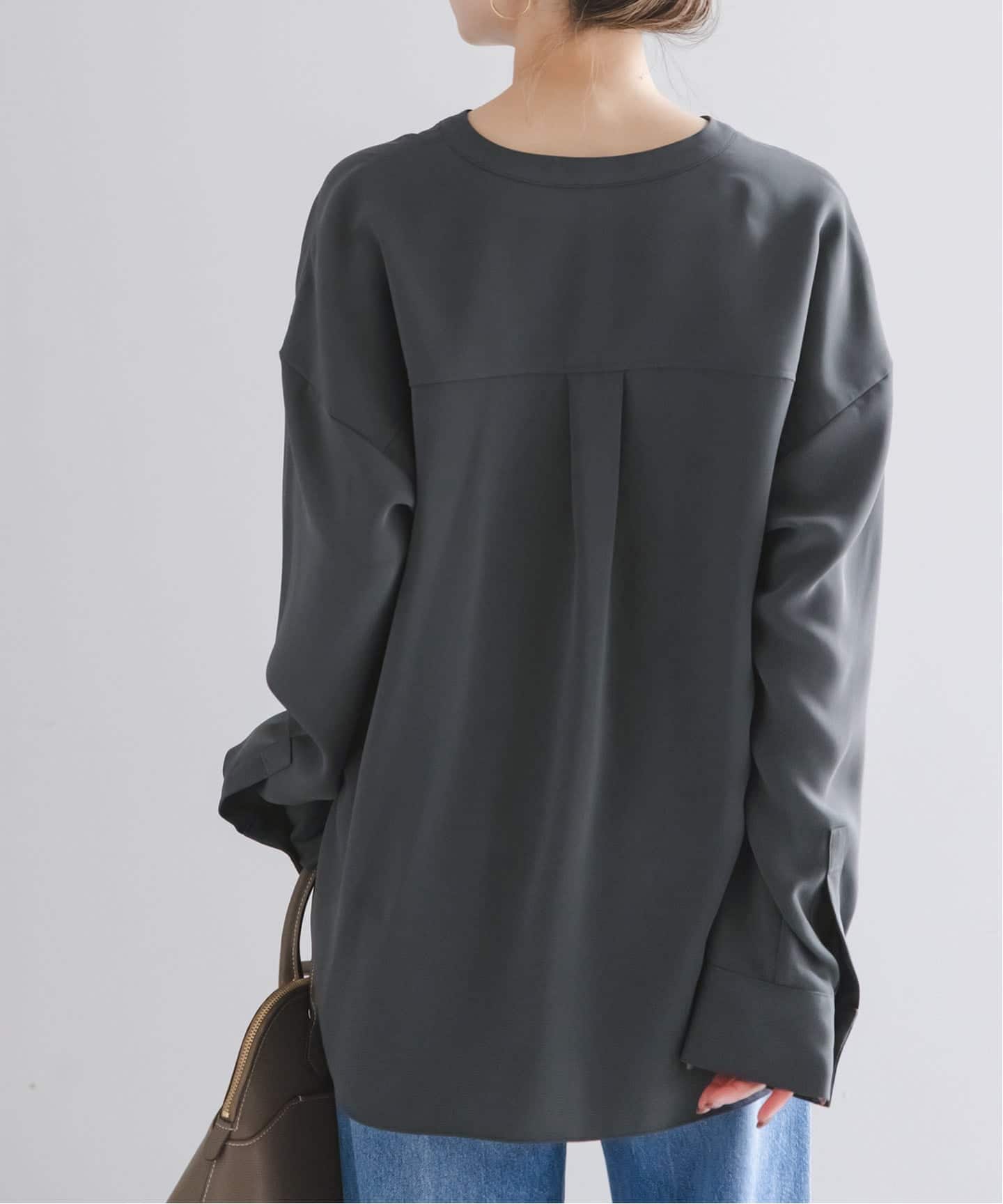 追加予約・WEB限定カラー》ワークディテールドレープシャツ（シャツ