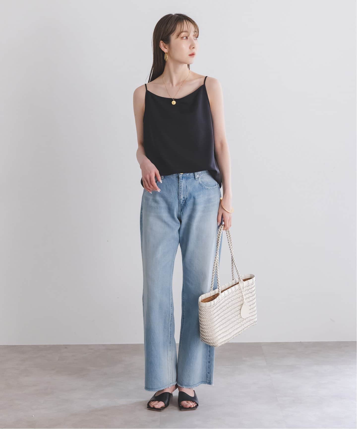 プレーンサテン2WAYキャミ（キャミソール）｜NOBLE（ノーブル）の通販