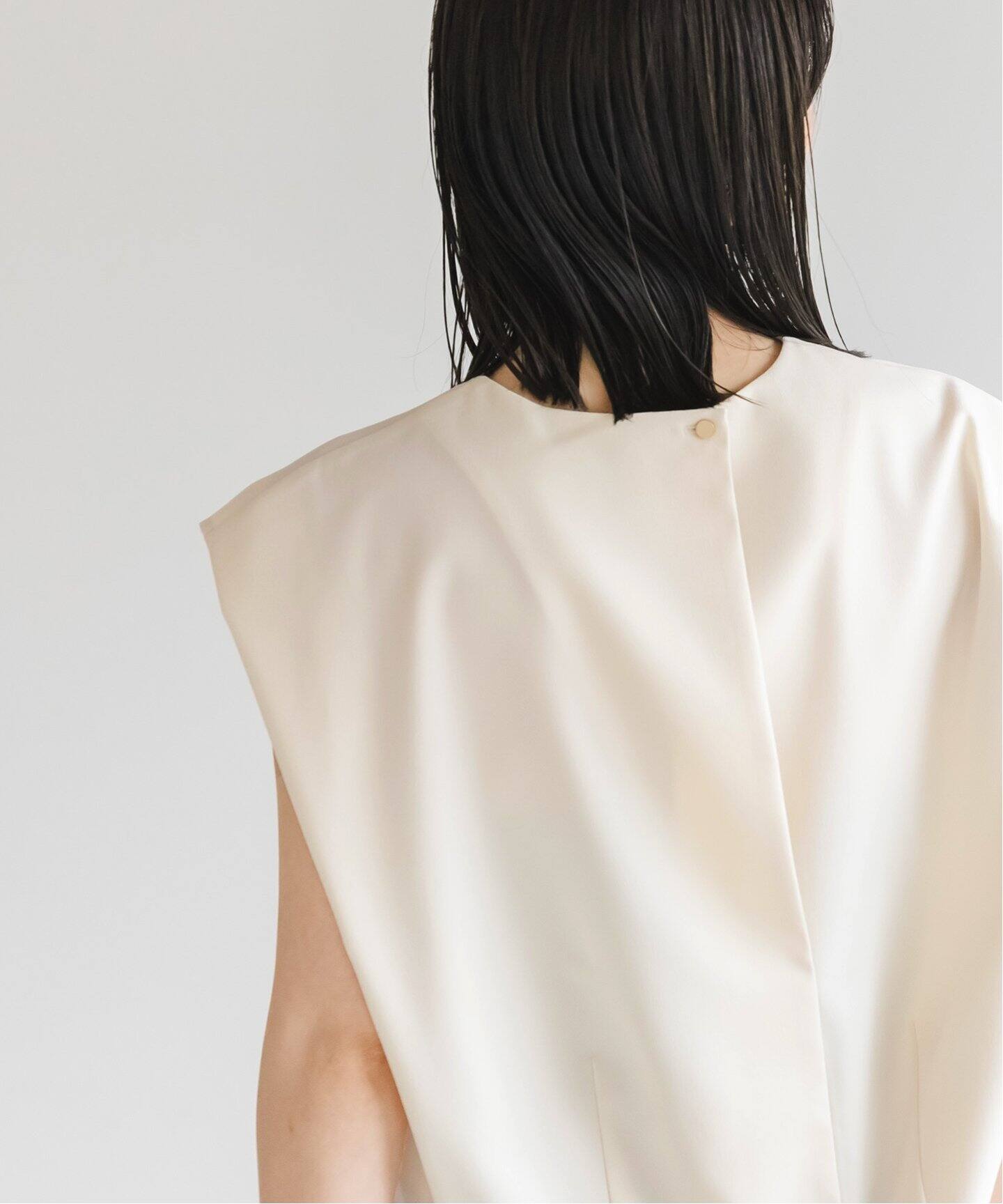 洗える】エステルツイルショートレングスブラウス（シャツ