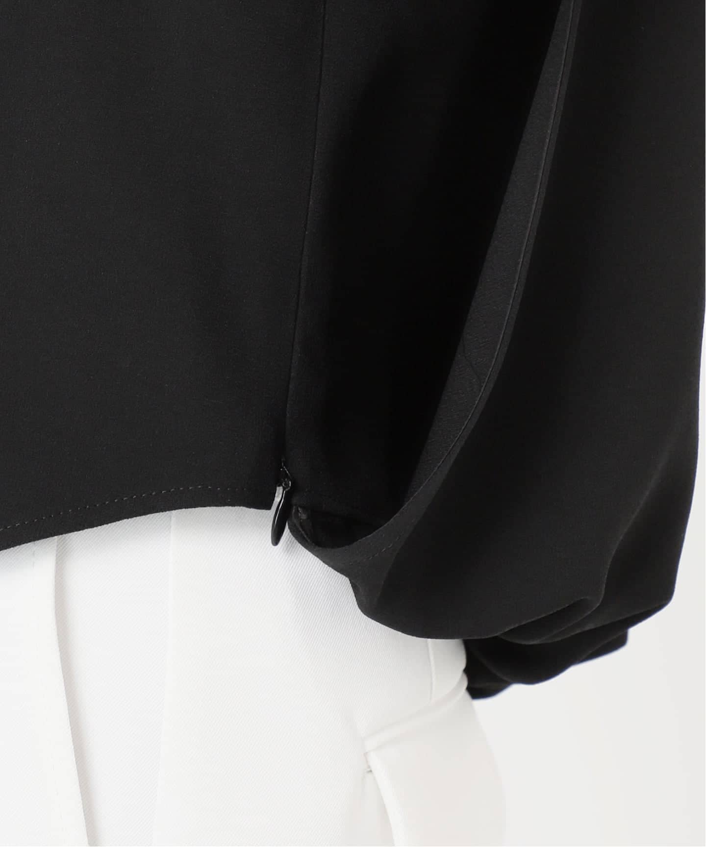 WEB限定追加》【洗える】バルーンケープブラウス（シャツ／ブラウス