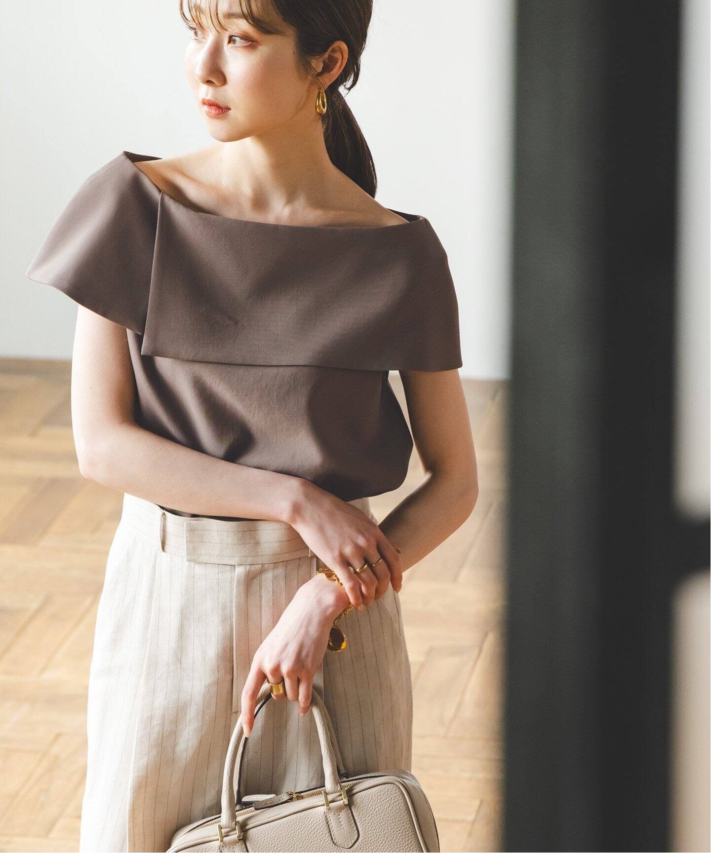 追加》【洗える】ケープブラウス 7（シャツ／ブラウス）｜NOBLE 